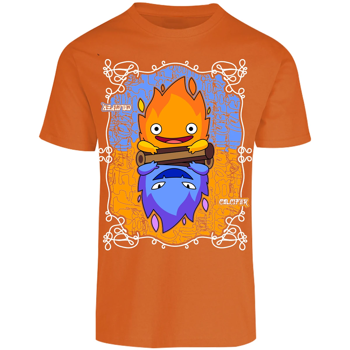 Playera Ghibli Calcifer Anime para Adulto 23