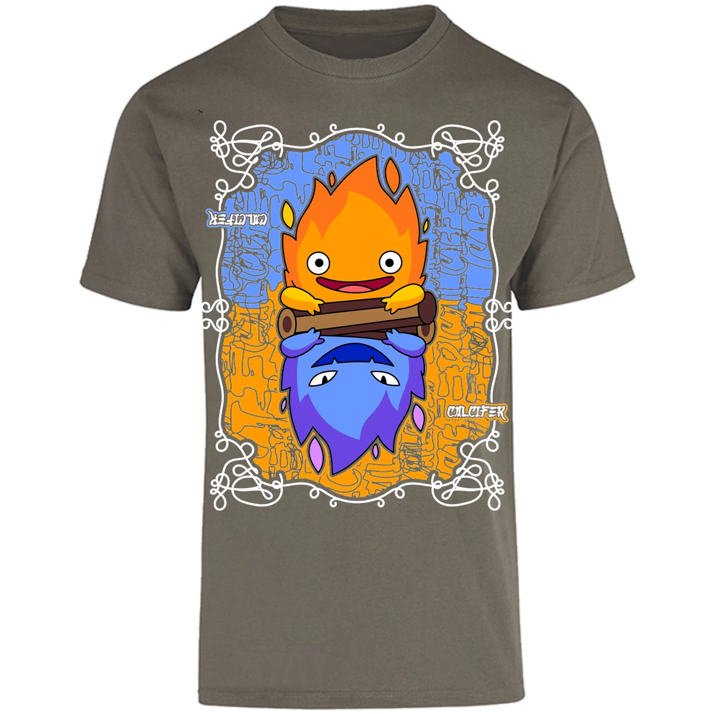 Playera Ghibli Calcifer Anime para Adulto 24