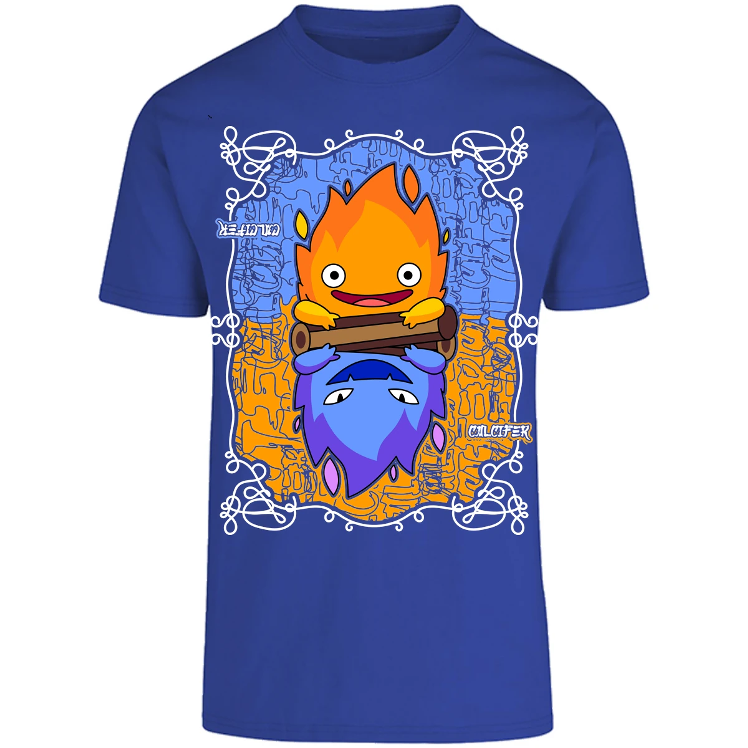 Playera Ghibli Calcifer Anime para Adulto 25