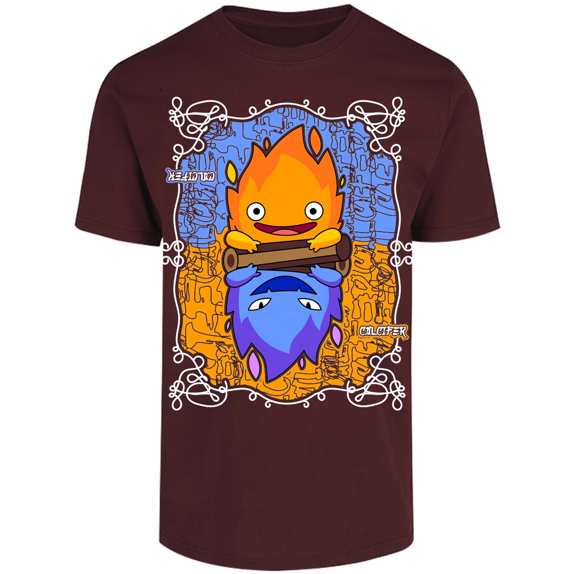 Playera Ghibli Calcifer Anime para Adulto 27
