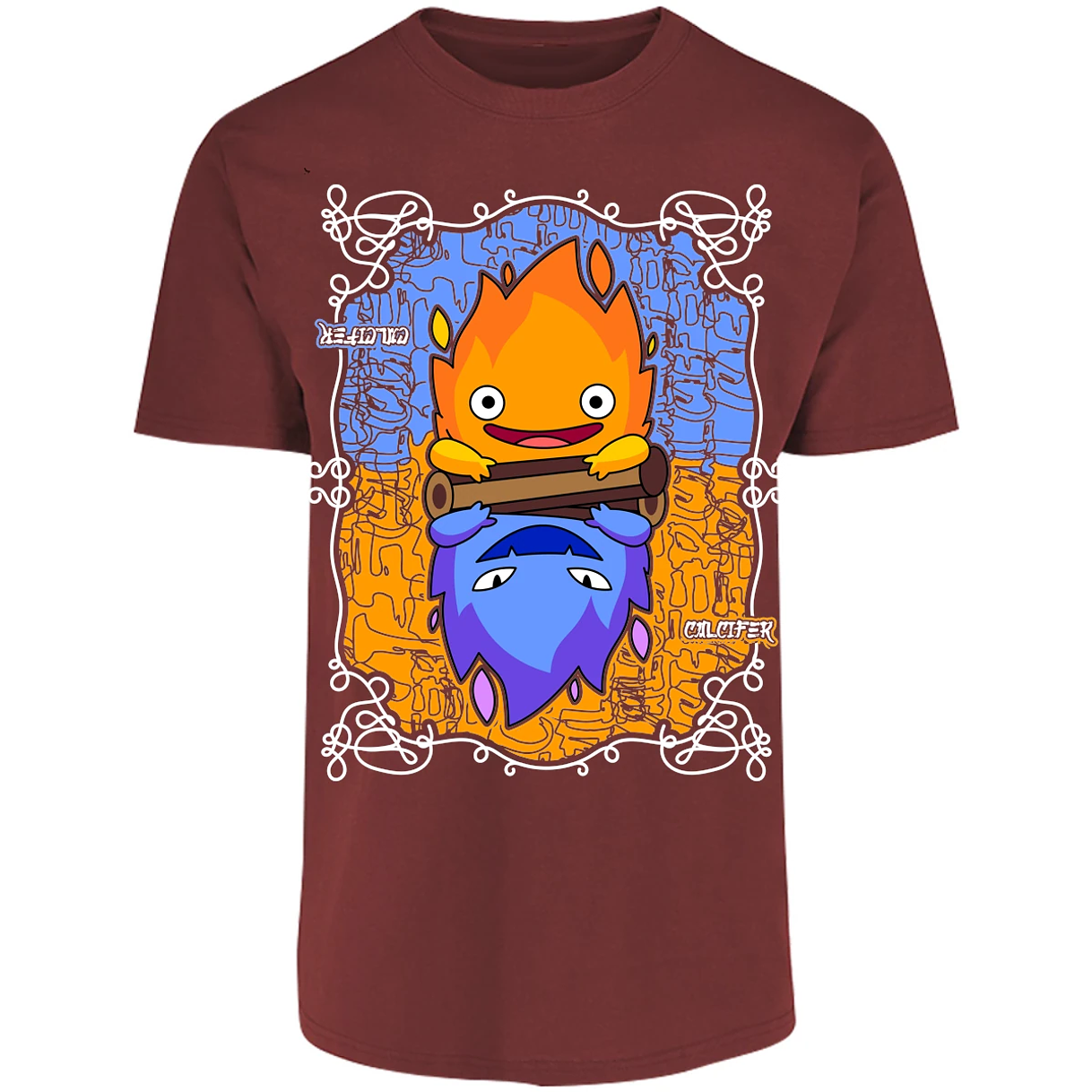 Playera Ghibli Calcifer Anime para Adulto 29
