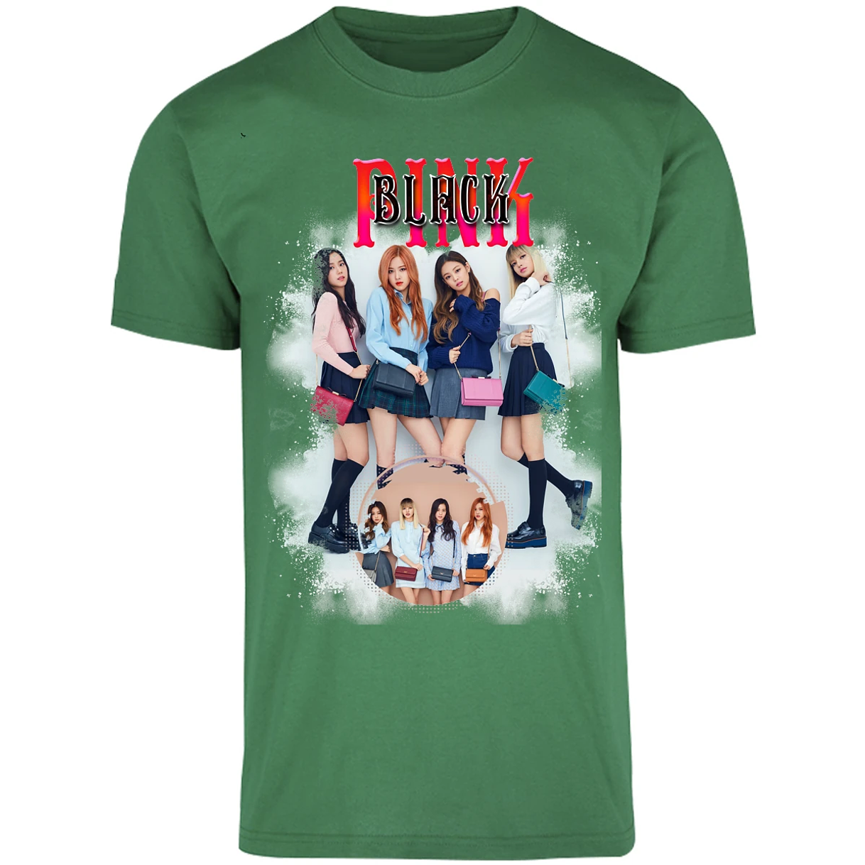 Playera K Pop Black Pink Sublimation para Adulto 1
