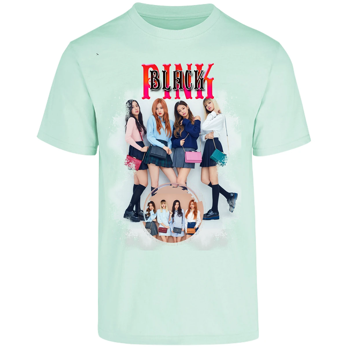 Playera K Pop Black Pink Sublimation para Adulto 6