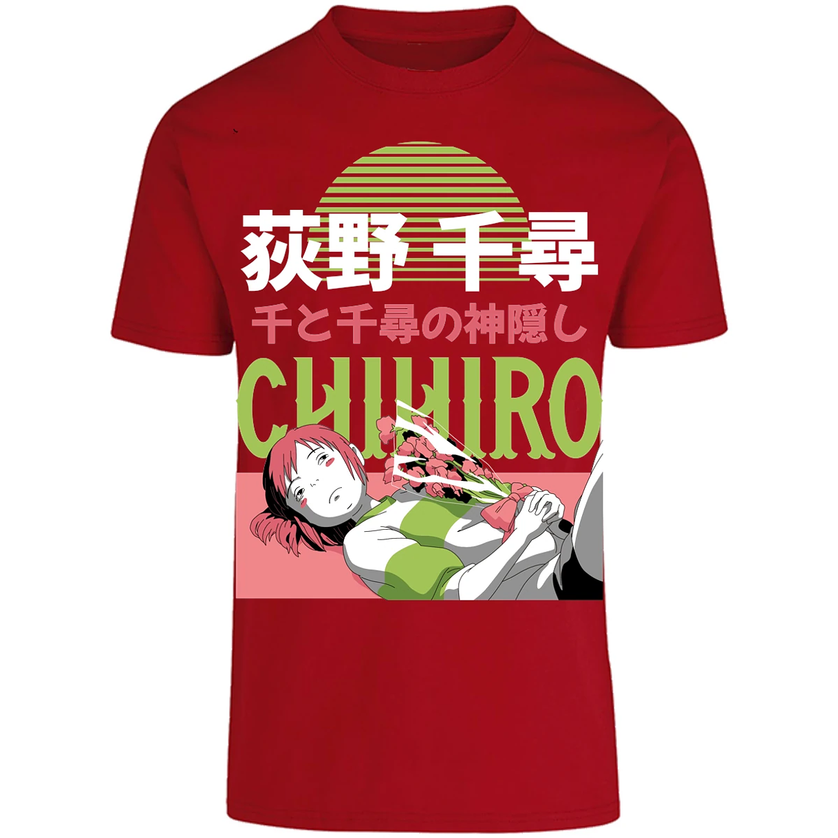 Playera Ghibli Chihiro Anime para Adulto 14