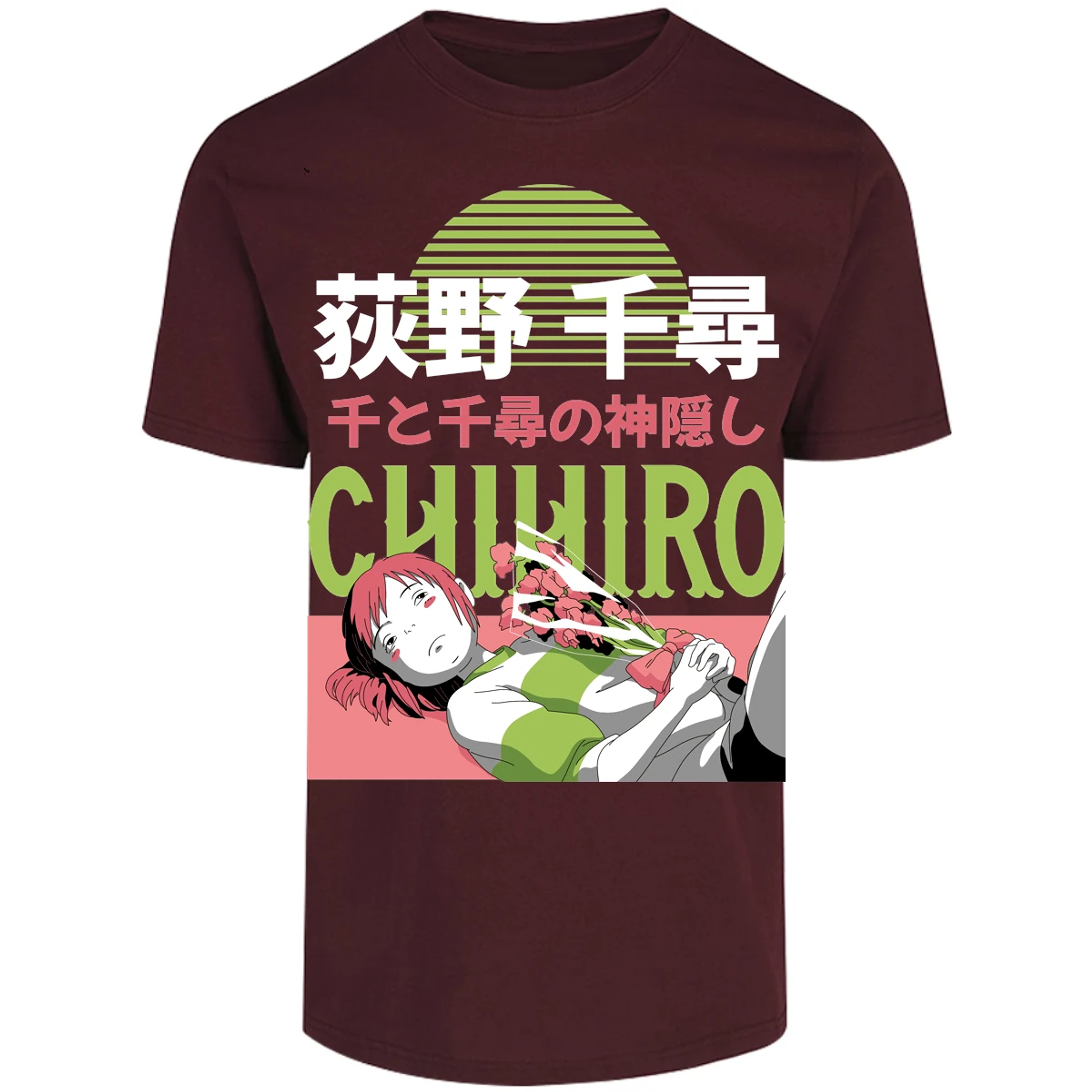 Playera Ghibli Chihiro Anime para Adulto 16