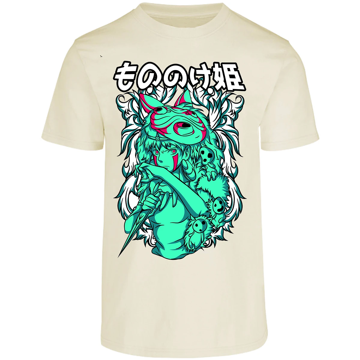 Playera Ghibli Mononoke para Adulto 30