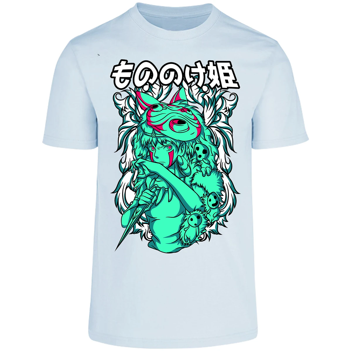 Playera Ghibli Mononoke para Adulto 5