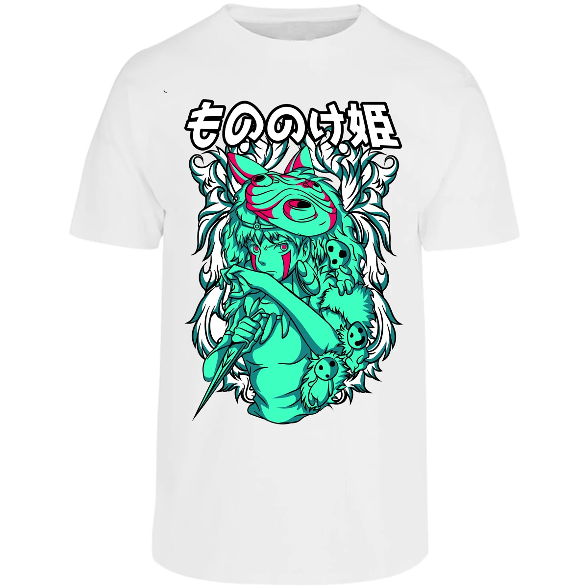 Playera Ghibli Mononoke para Adulto 9