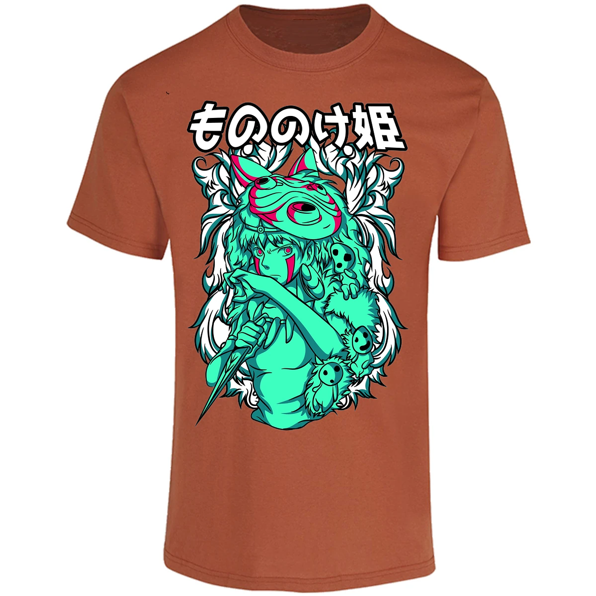 Playera Ghibli Mononoke para Adulto 1