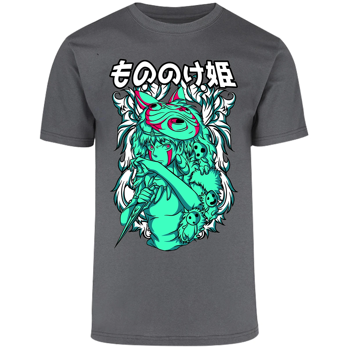 Playera Ghibli Mononoke para Adulto 3