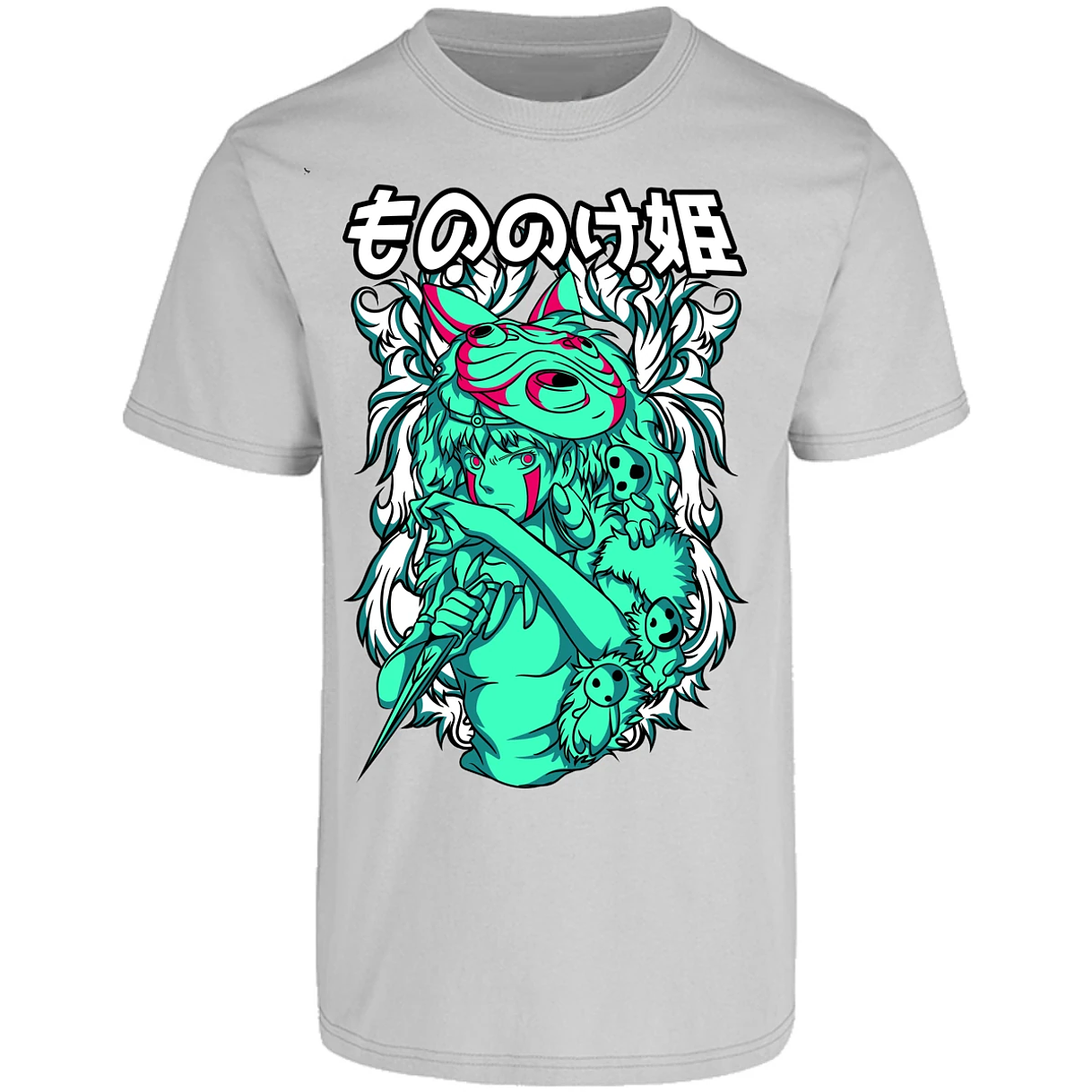 Playera Ghibli Mononoke para Adulto 8