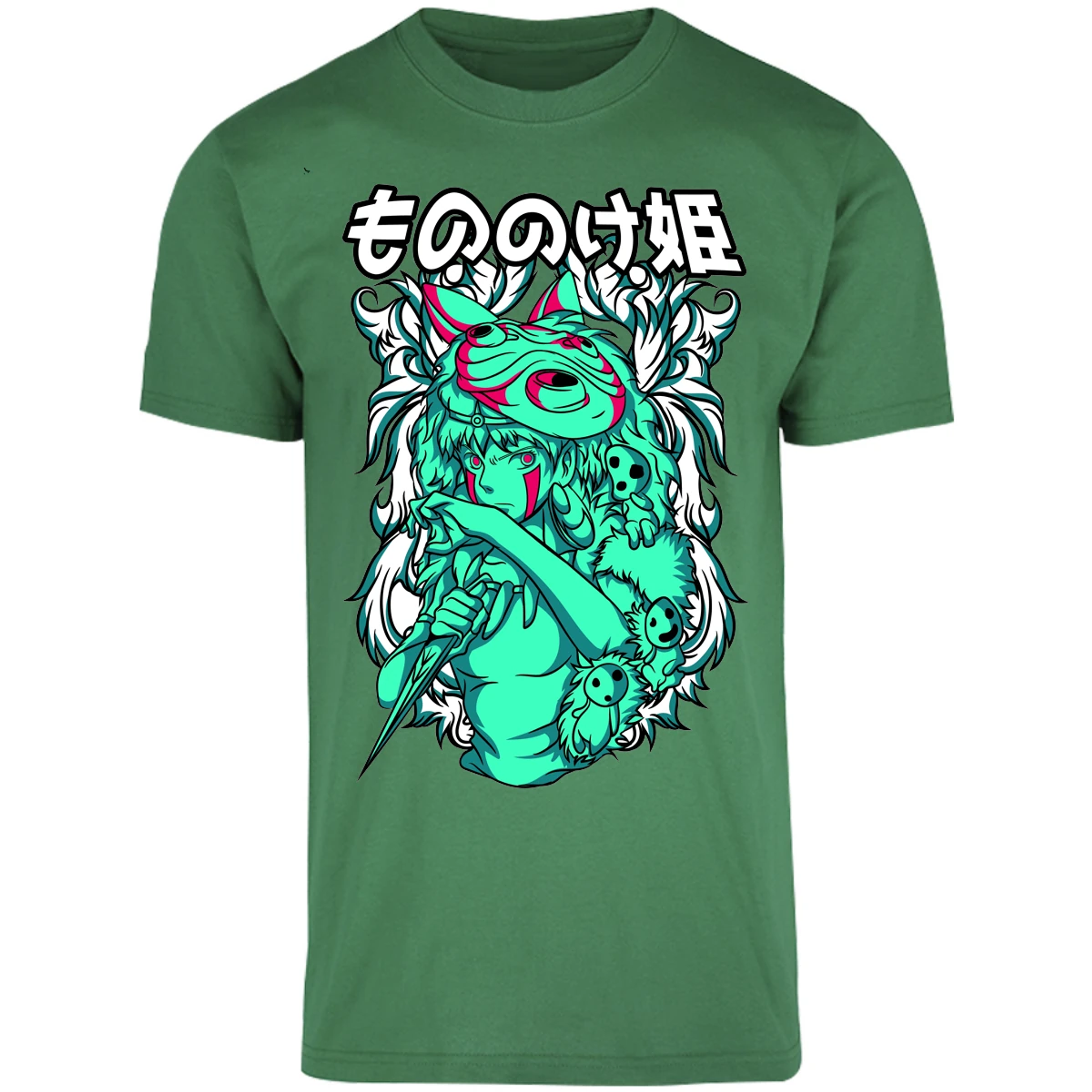 Playera Ghibli Mononoke para Adulto 10