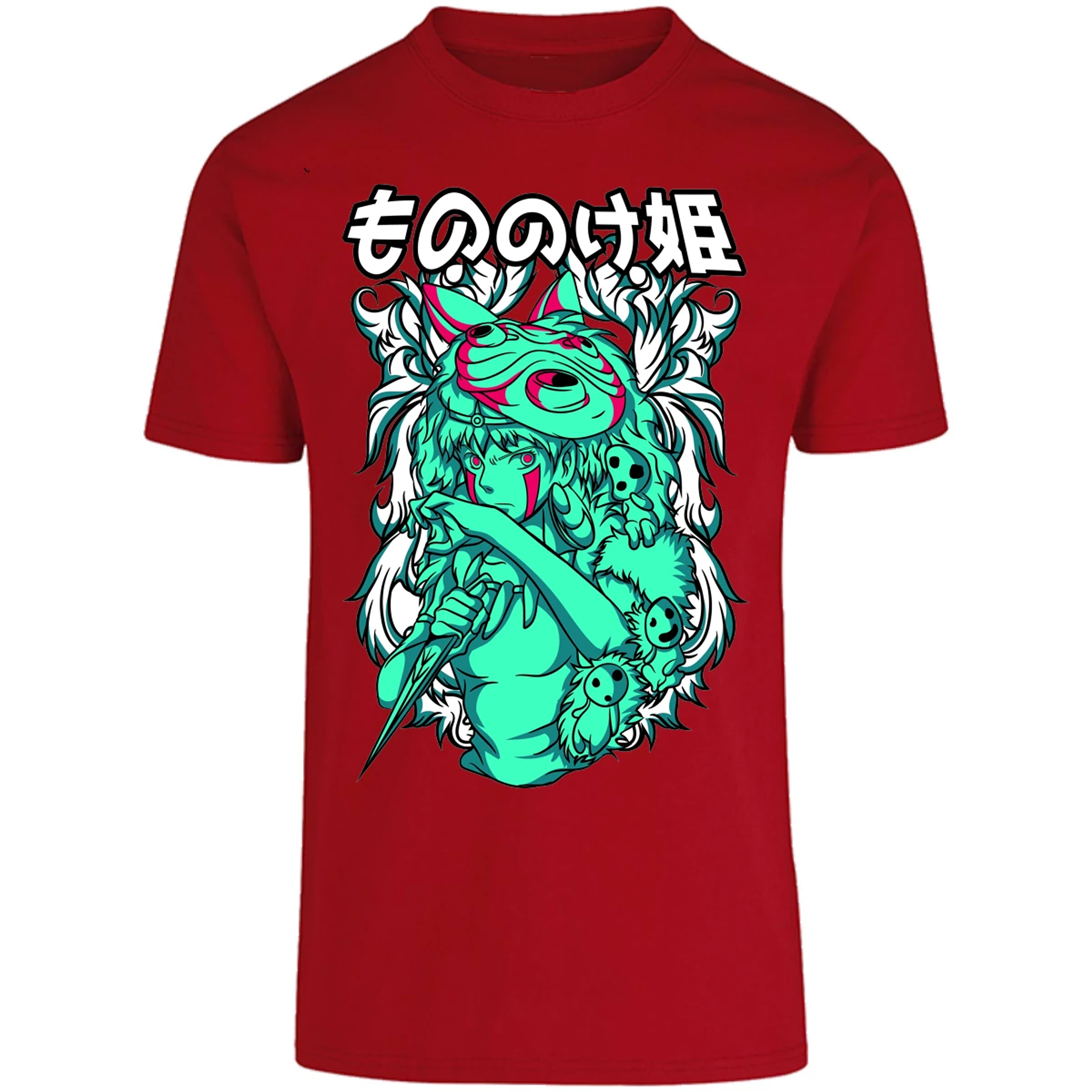 Playera Ghibli Mononoke para Adulto 11