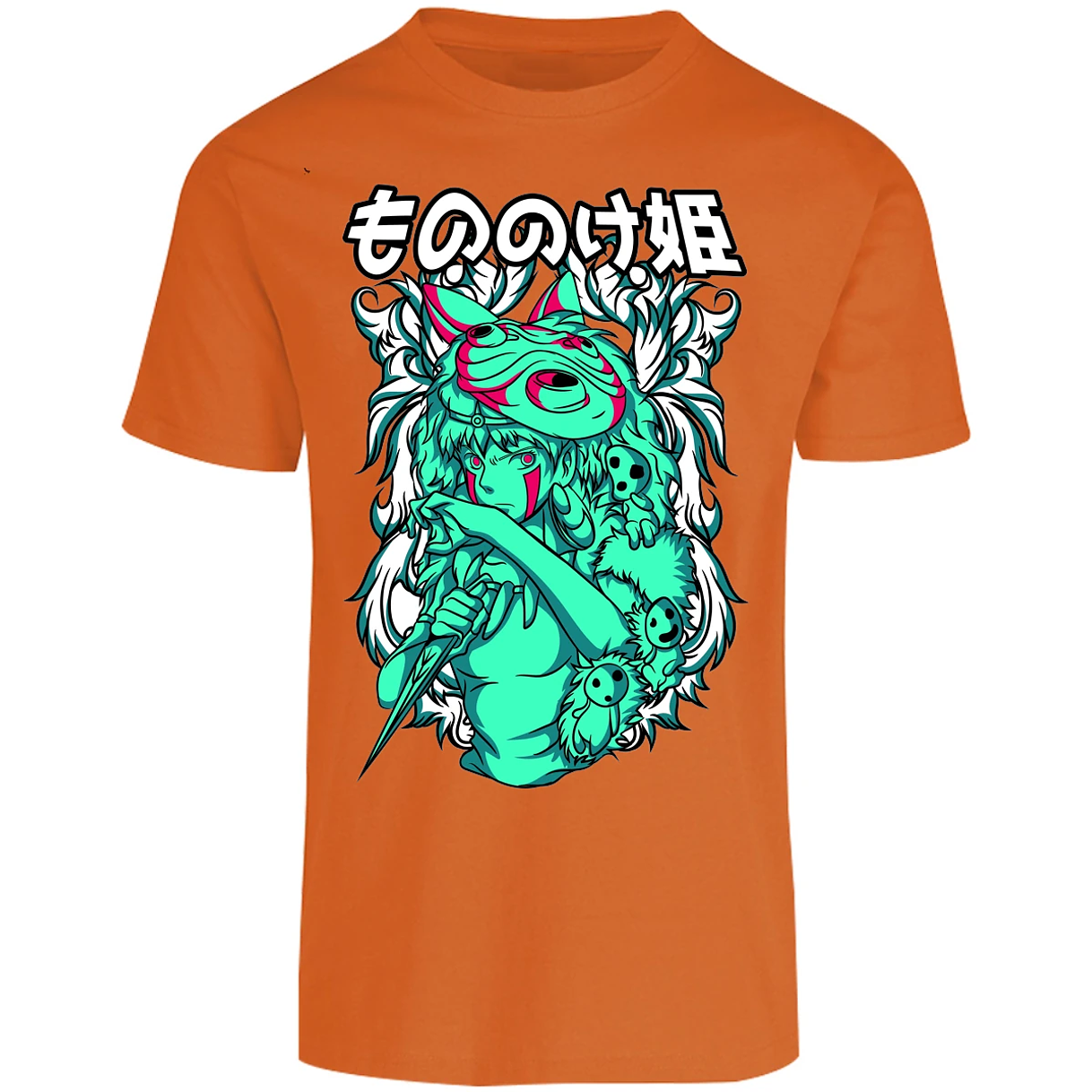 Playera Ghibli Mononoke para Adulto 14