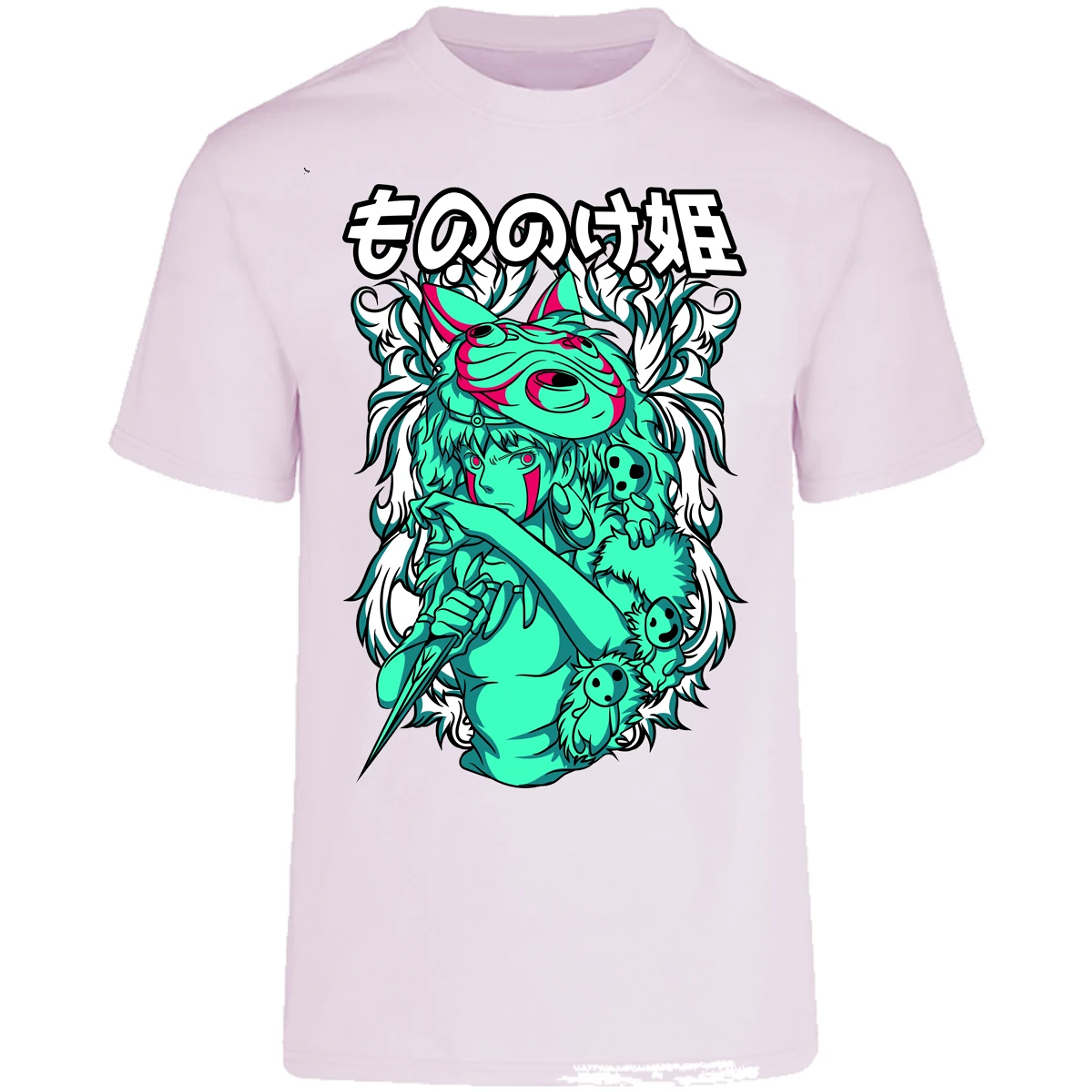 Playera Ghibli Mononoke para Adulto 17