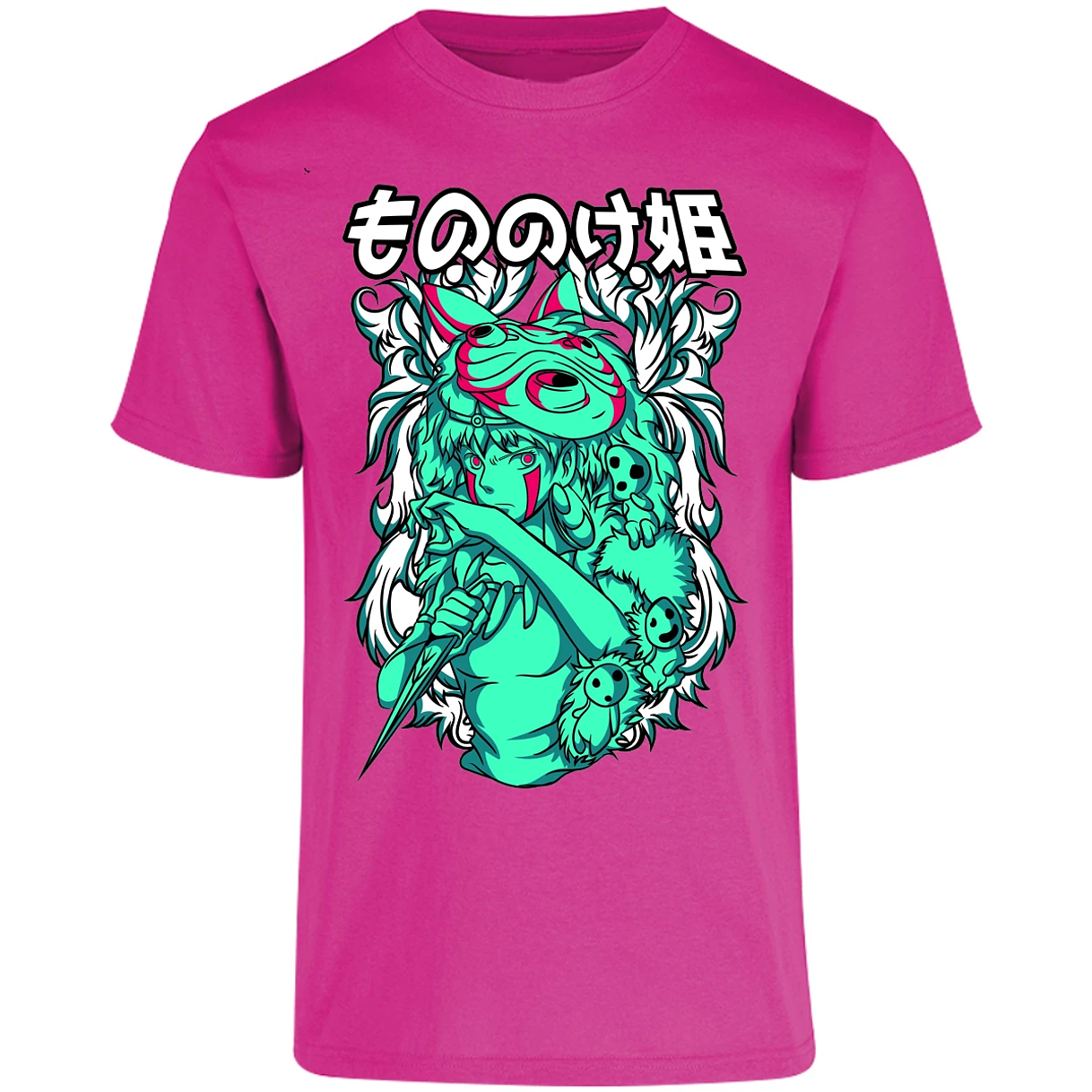 Playera Ghibli Mononoke para Adulto 18