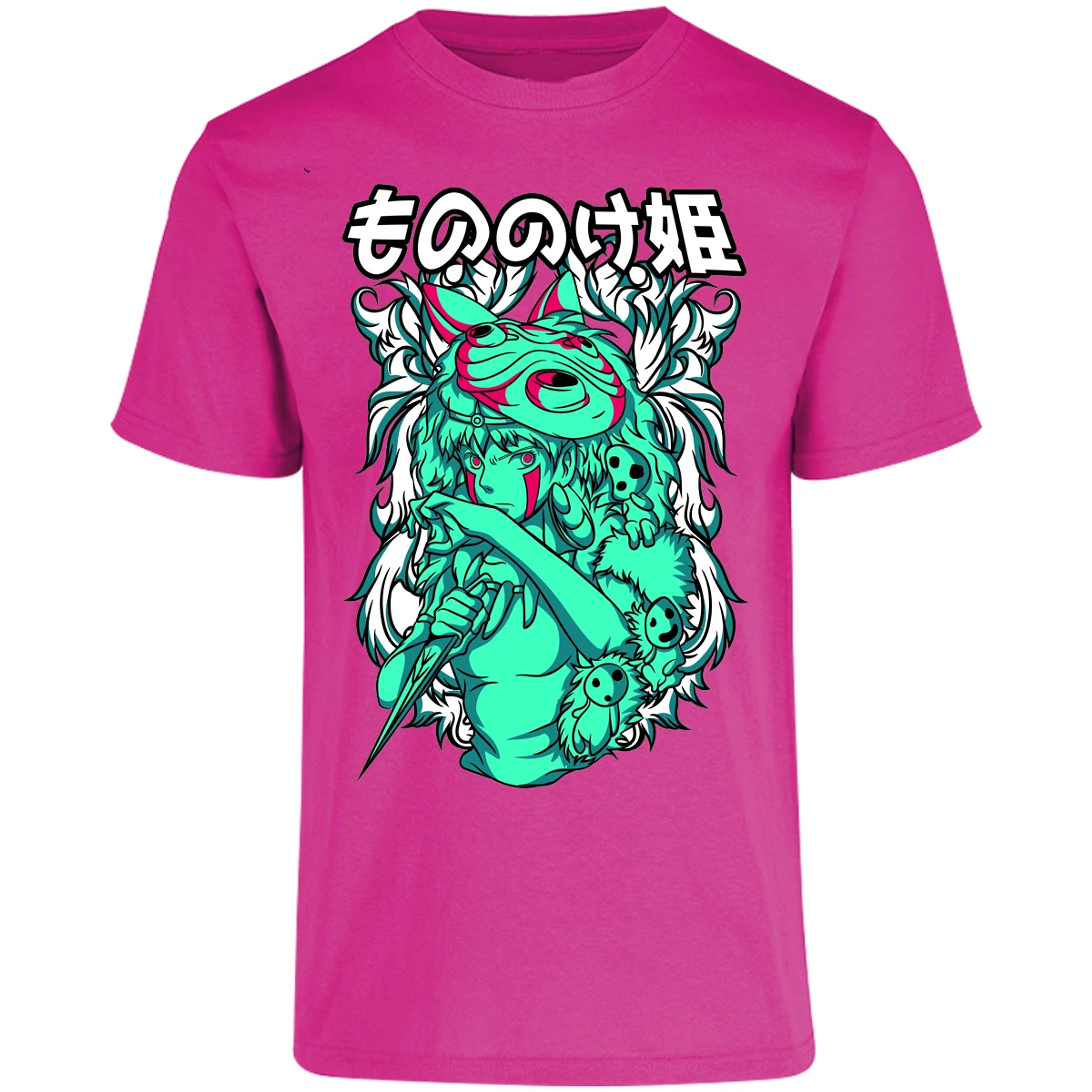 Playera Ghibli Mononoke para Adulto 18