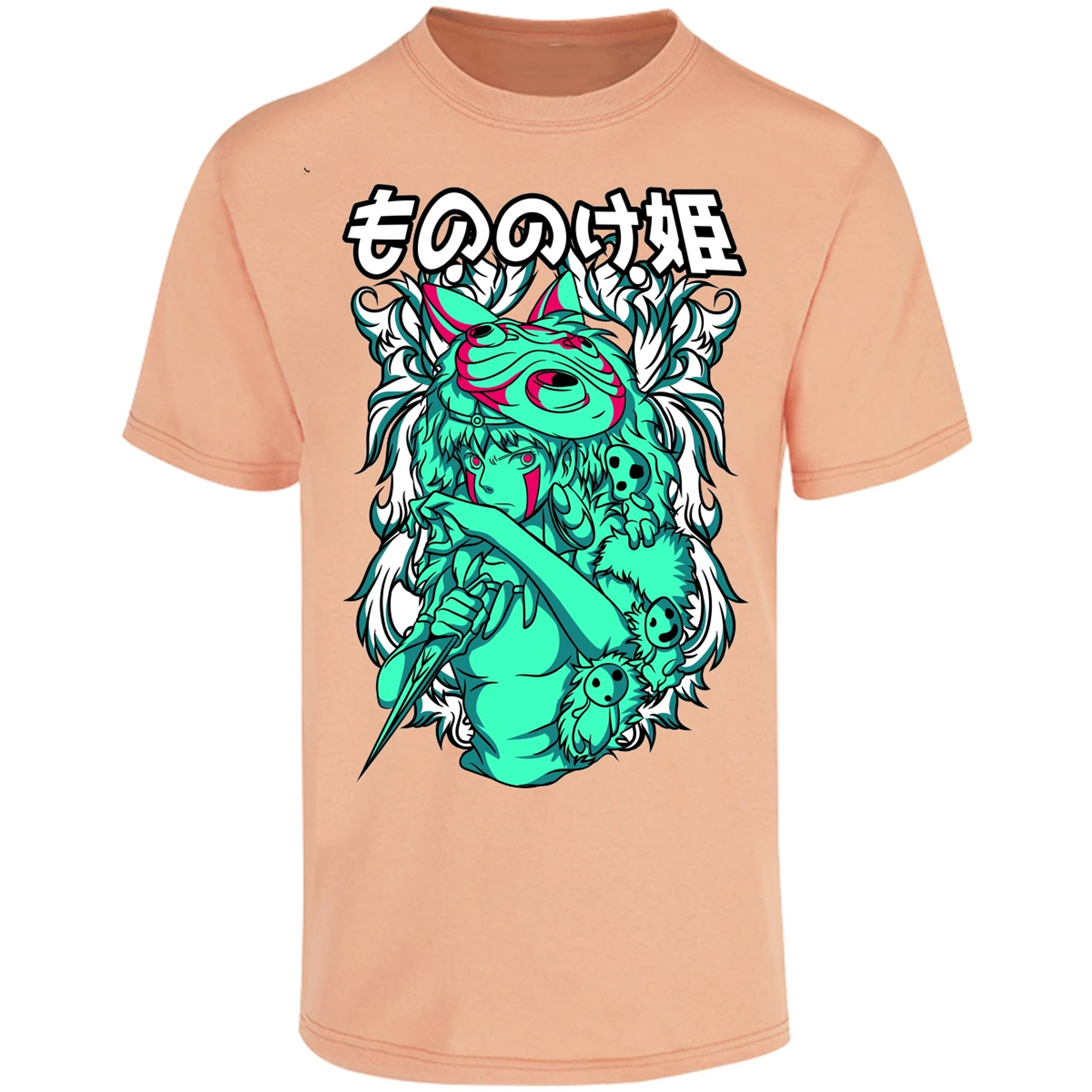 Playera Ghibli Mononoke para Adulto 19