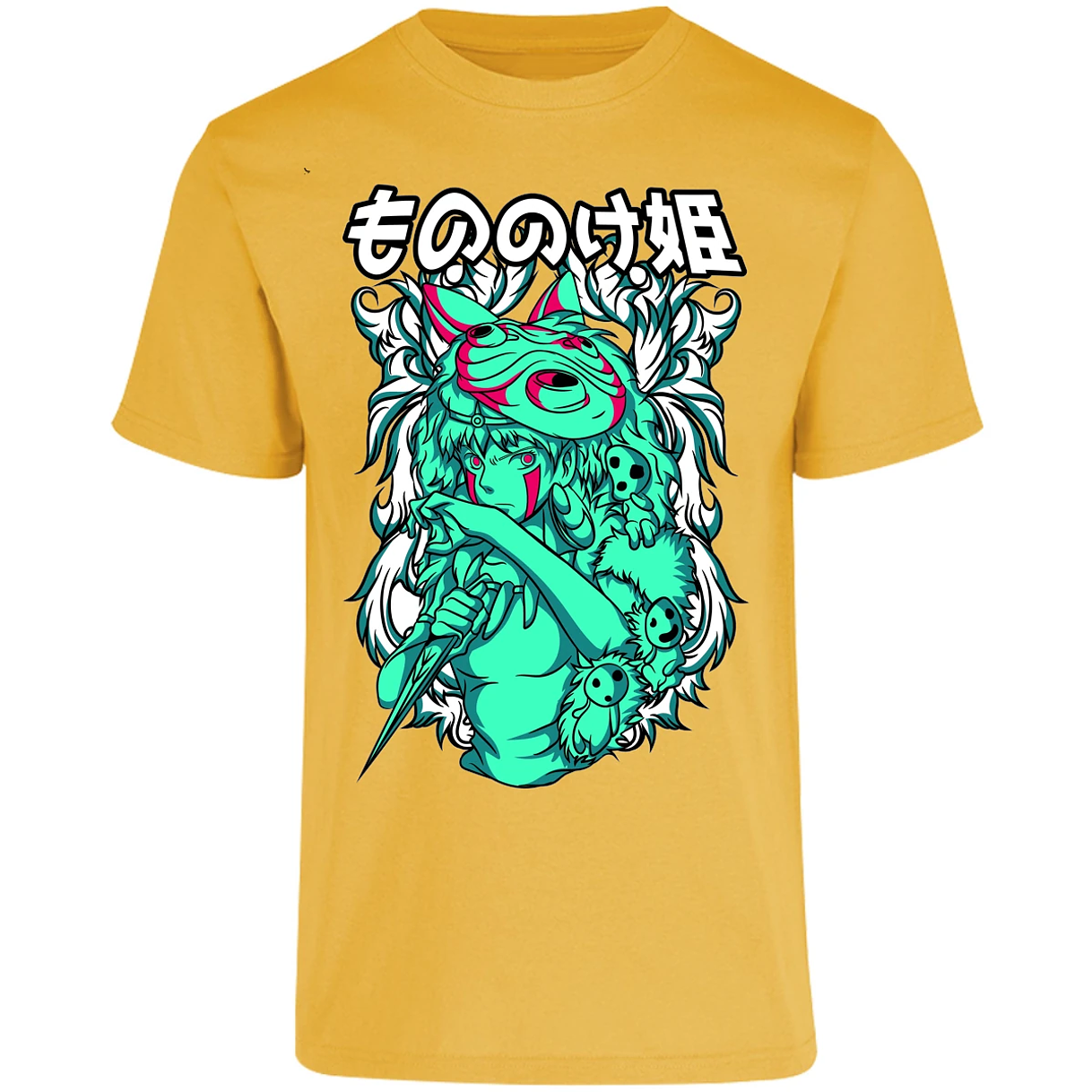 Playera Ghibli Mononoke para Adulto 20