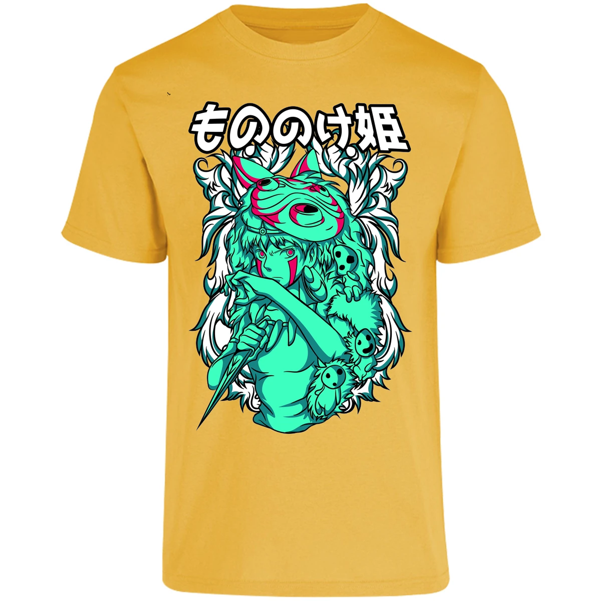 Playera Ghibli Mononoke para Adulto 20