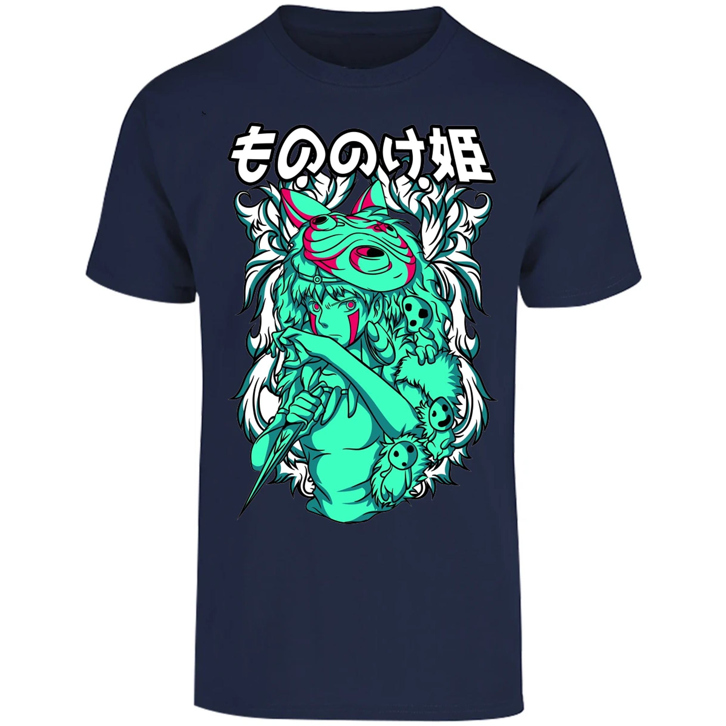 Playera Ghibli Mononoke para Adulto 22