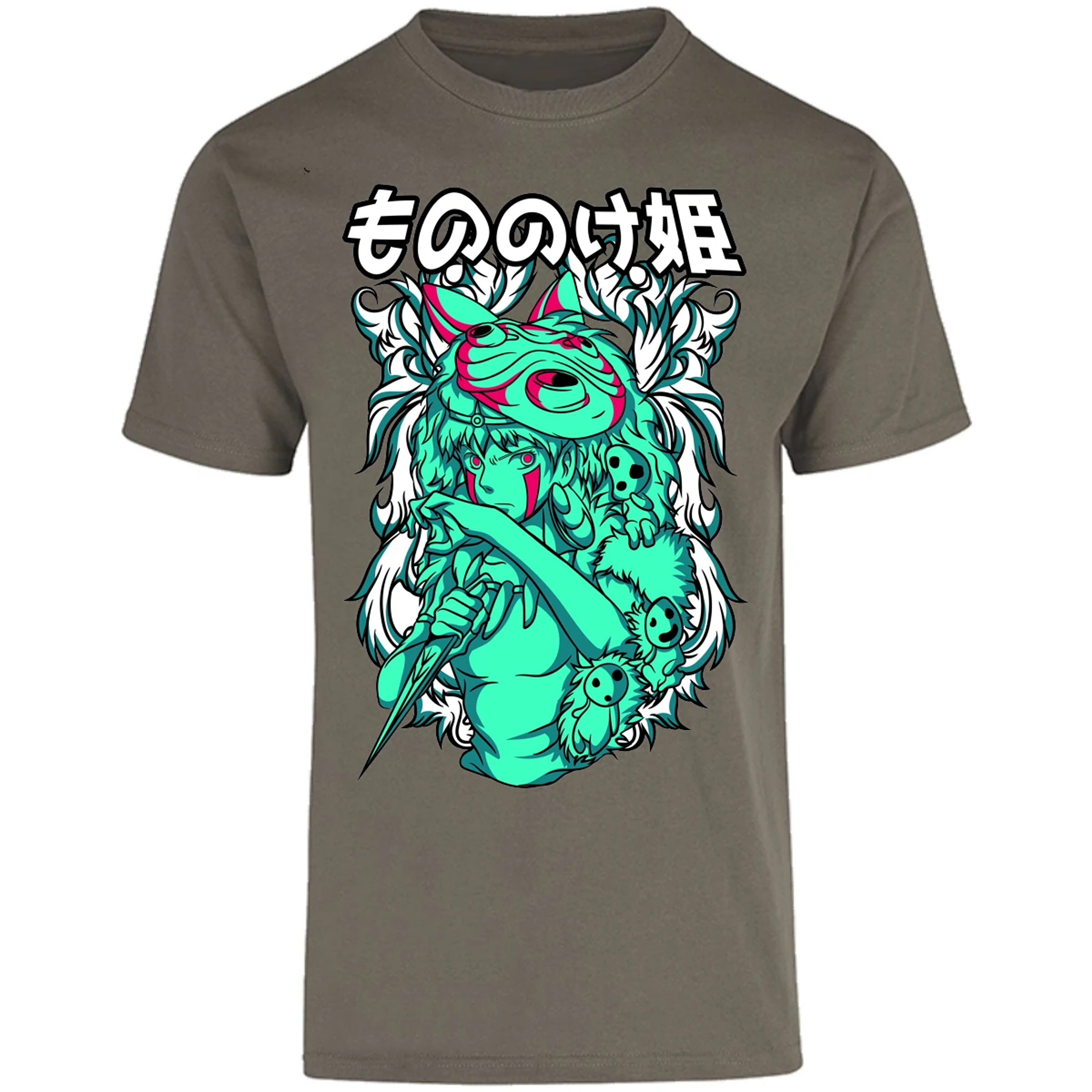 Playera Ghibli Mononoke para Adulto 24