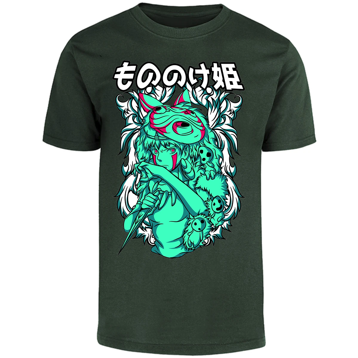 Playera Ghibli Mononoke para Adulto 26