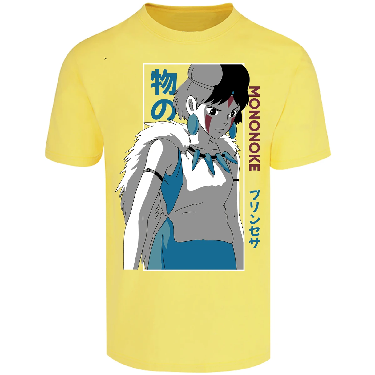 Playera Ghibli Mononoke Anime para Adulto 1