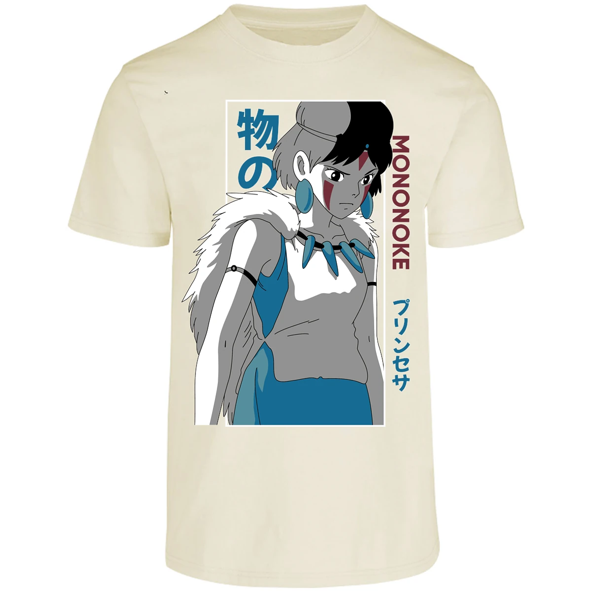Playera Ghibli Mononoke Anime para Adulto 28
