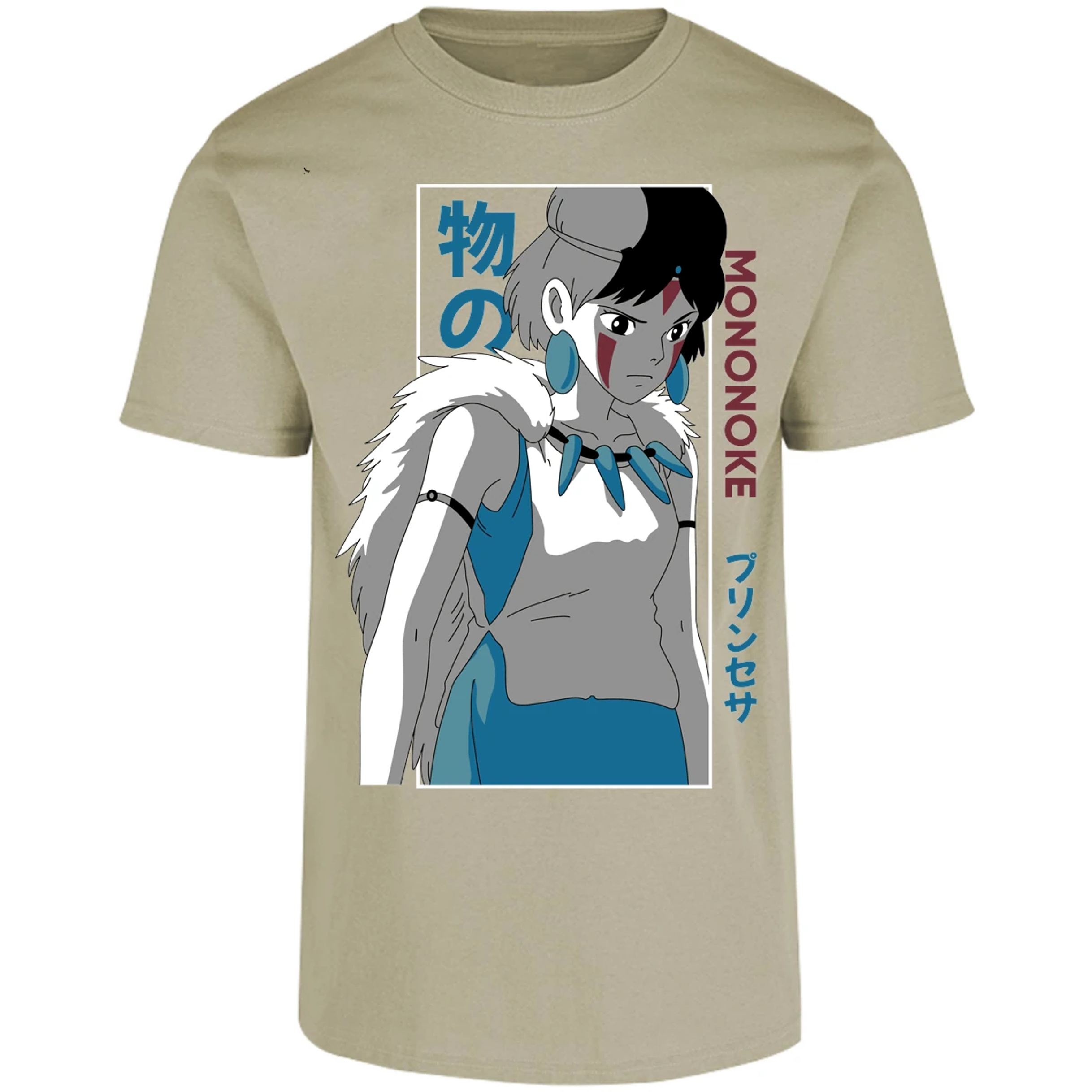 Playera Ghibli Mononoke Anime para Adulto 6