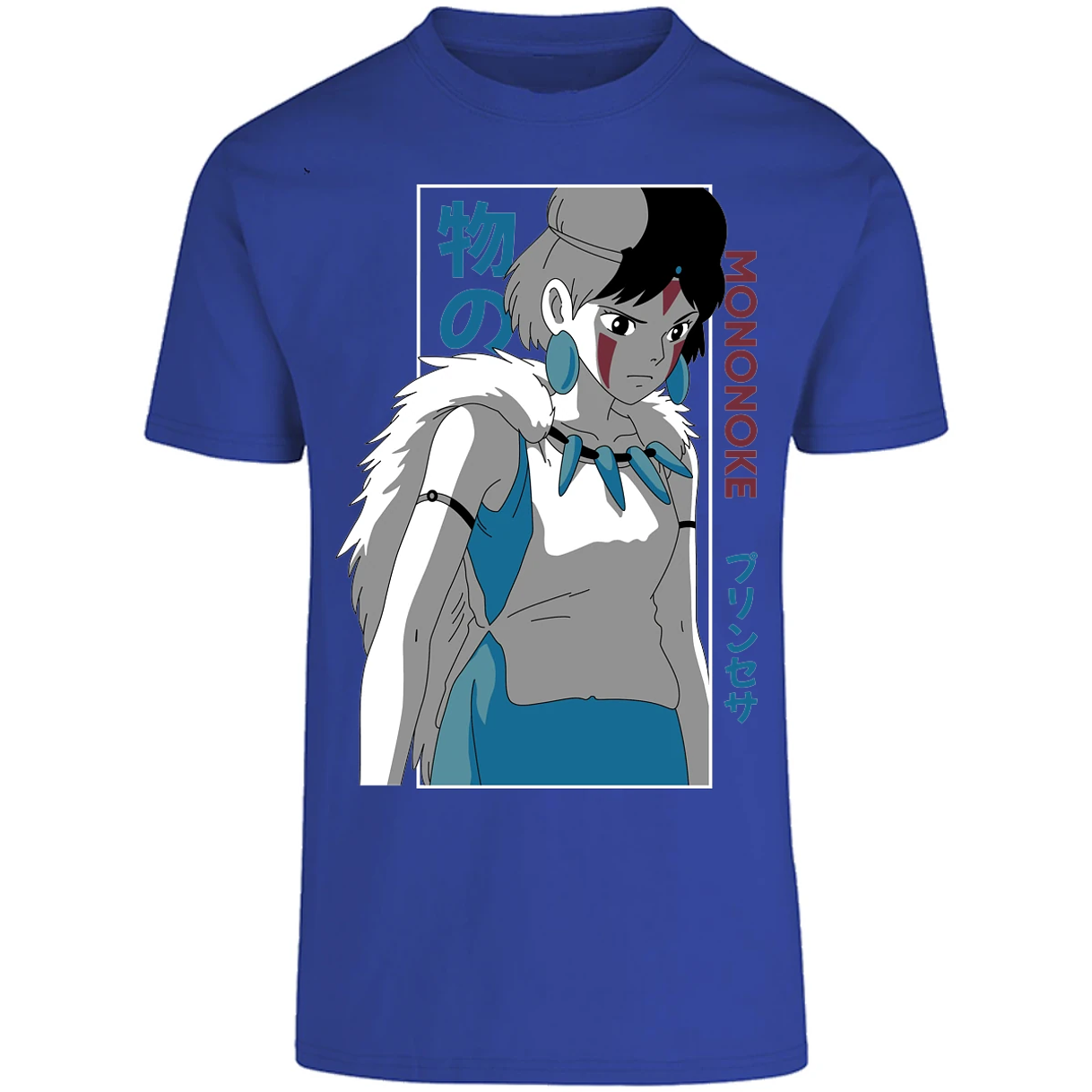 Playera Ghibli Mononoke Anime para Adulto 8