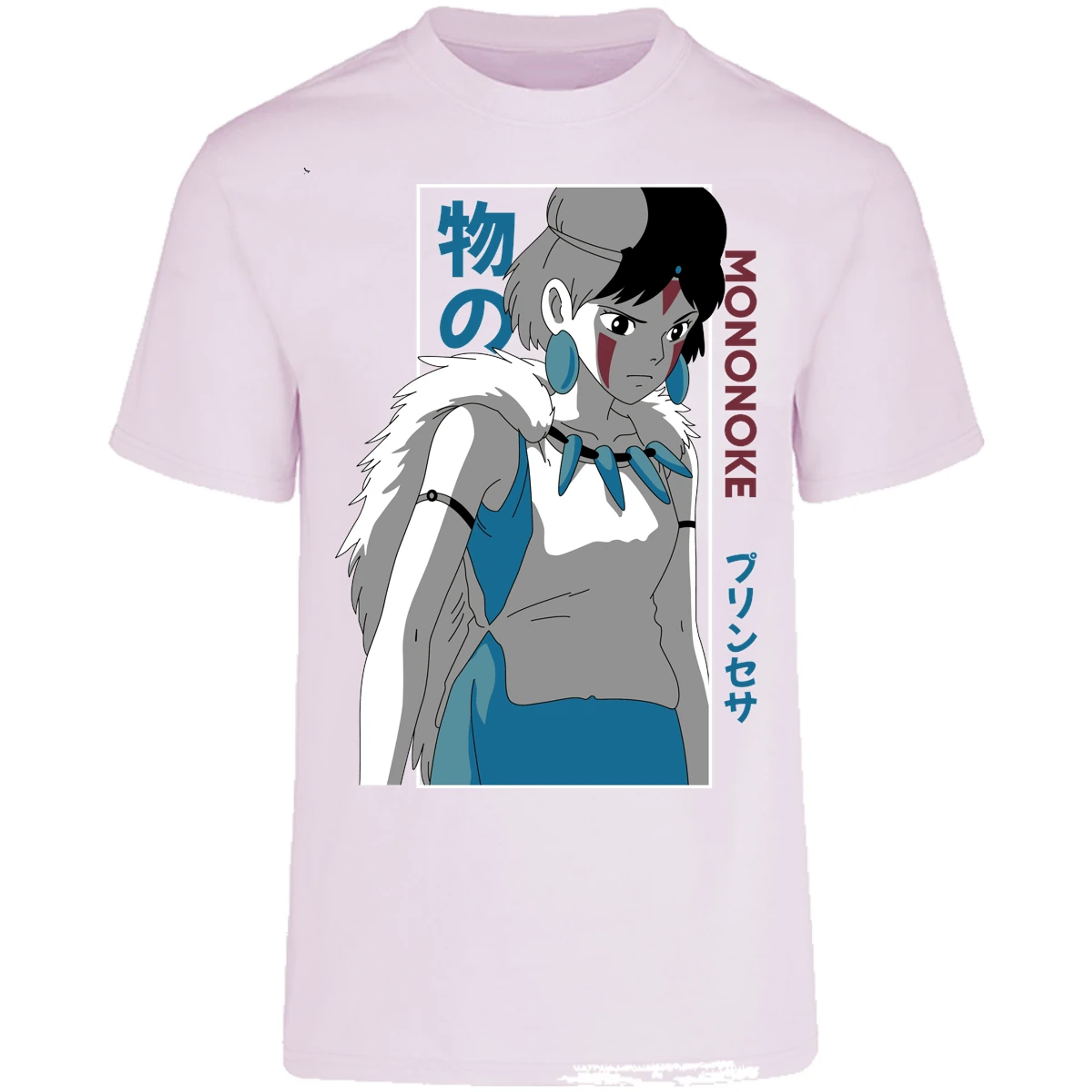 Playera Ghibli Mononoke Anime para Adulto 12