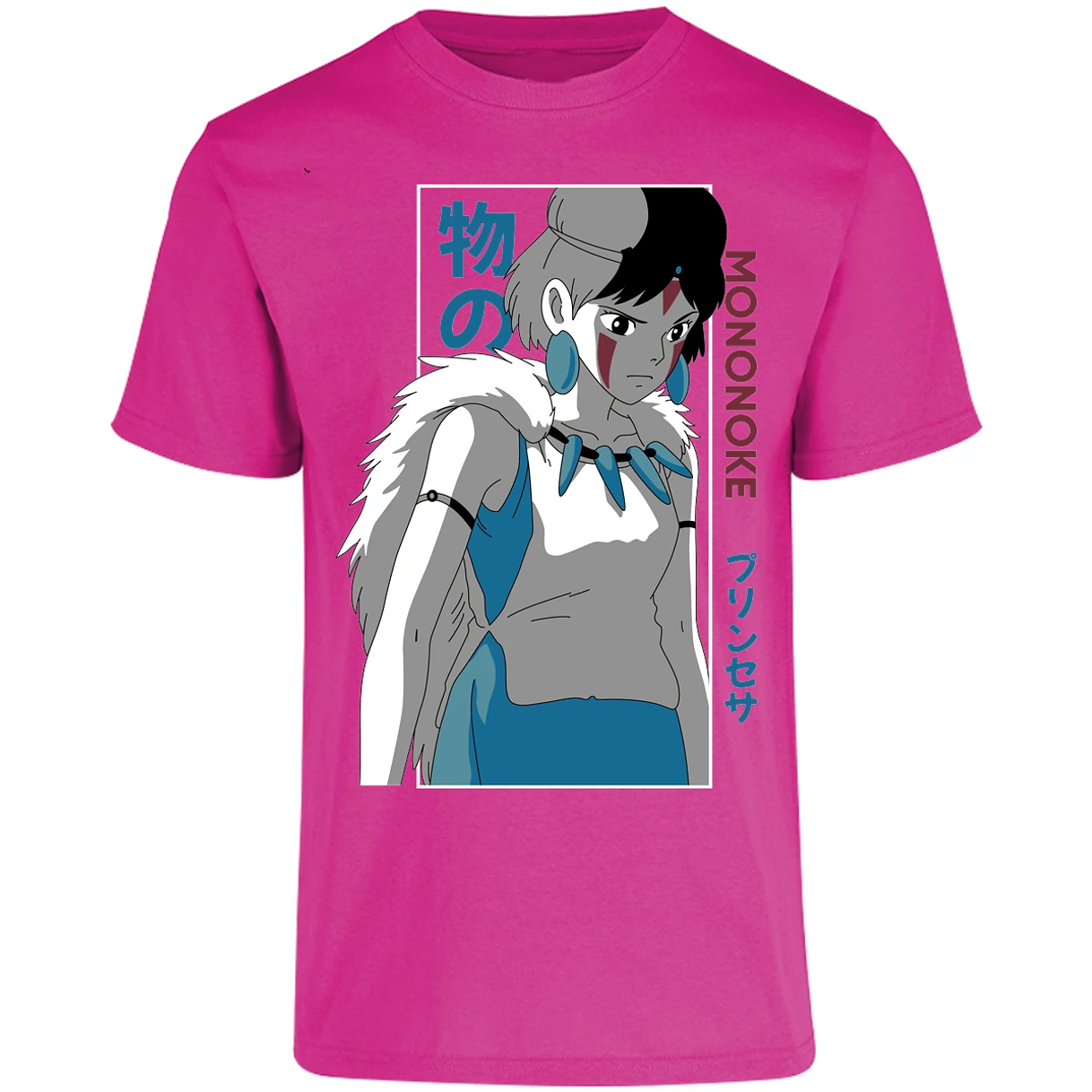 Playera Ghibli Mononoke Anime para Adulto 14