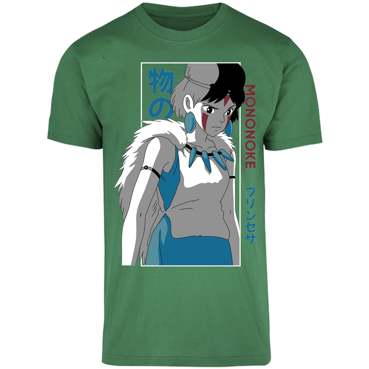 Playera Ghibli Mononoke Anime para Adulto 15