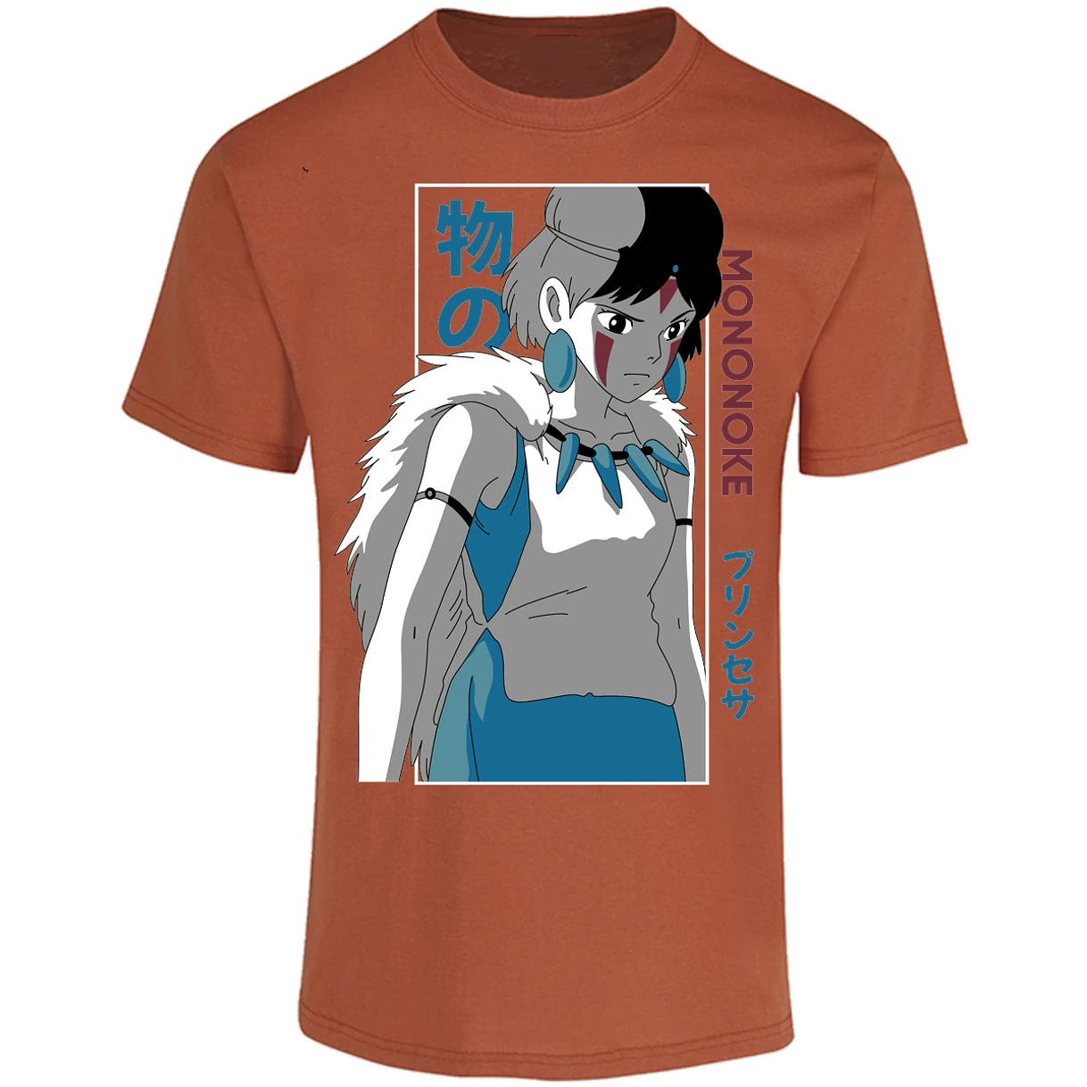 Playera Ghibli Mononoke Anime para Adulto 16