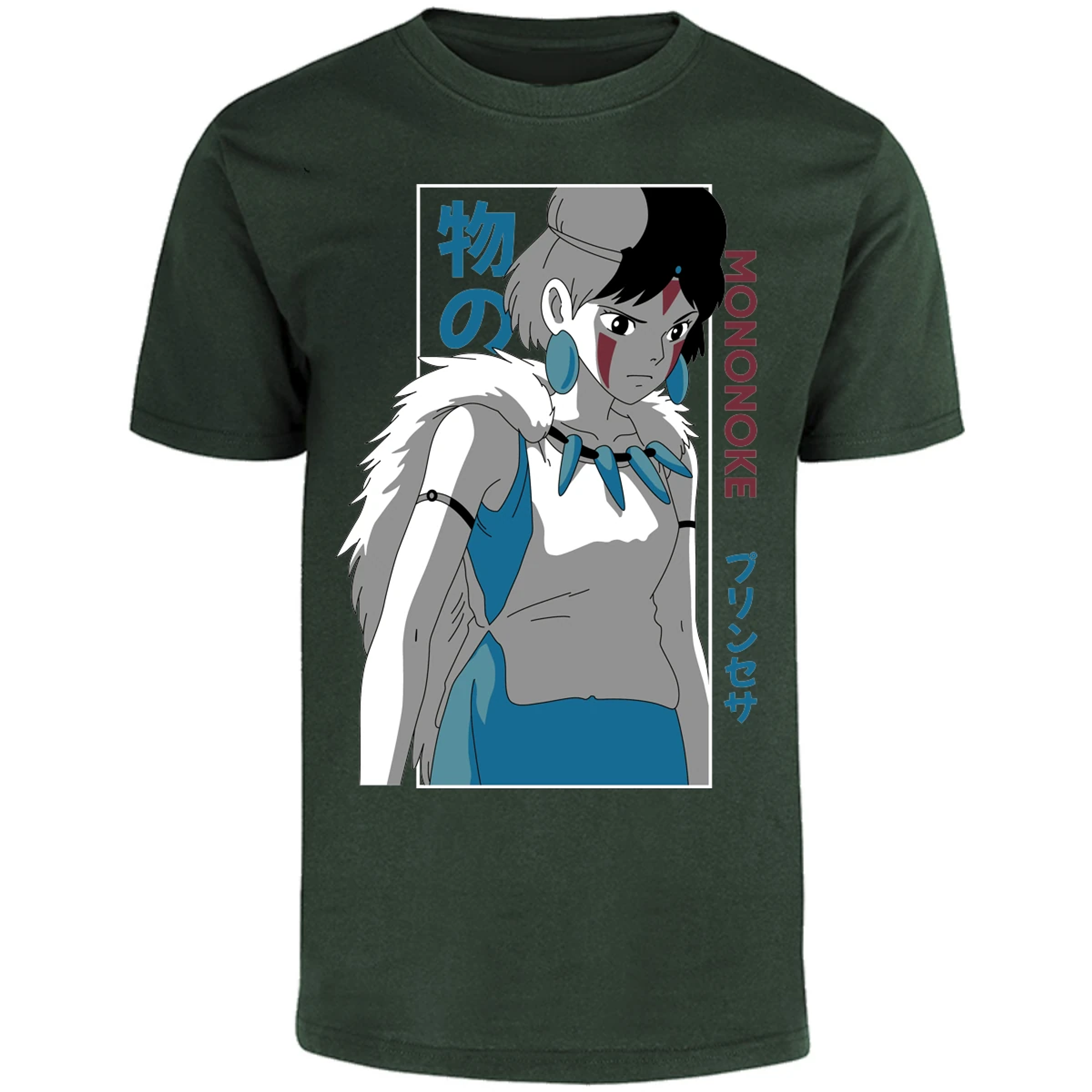 Playera Ghibli Mononoke Anime para Adulto 17