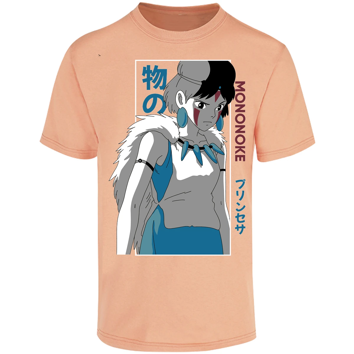 Playera Ghibli Mononoke Anime para Adulto 18