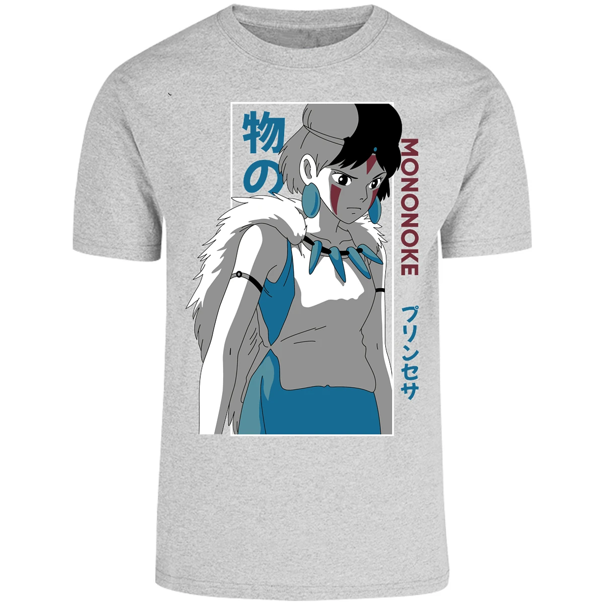 Playera Ghibli Mononoke Anime para Adulto 20