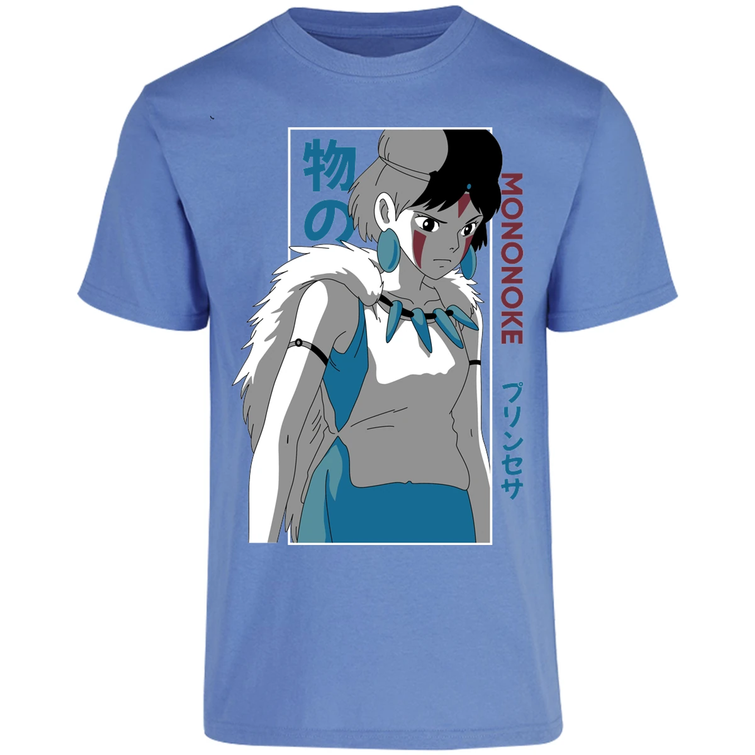 Playera Ghibli Mononoke Anime para Adulto 23