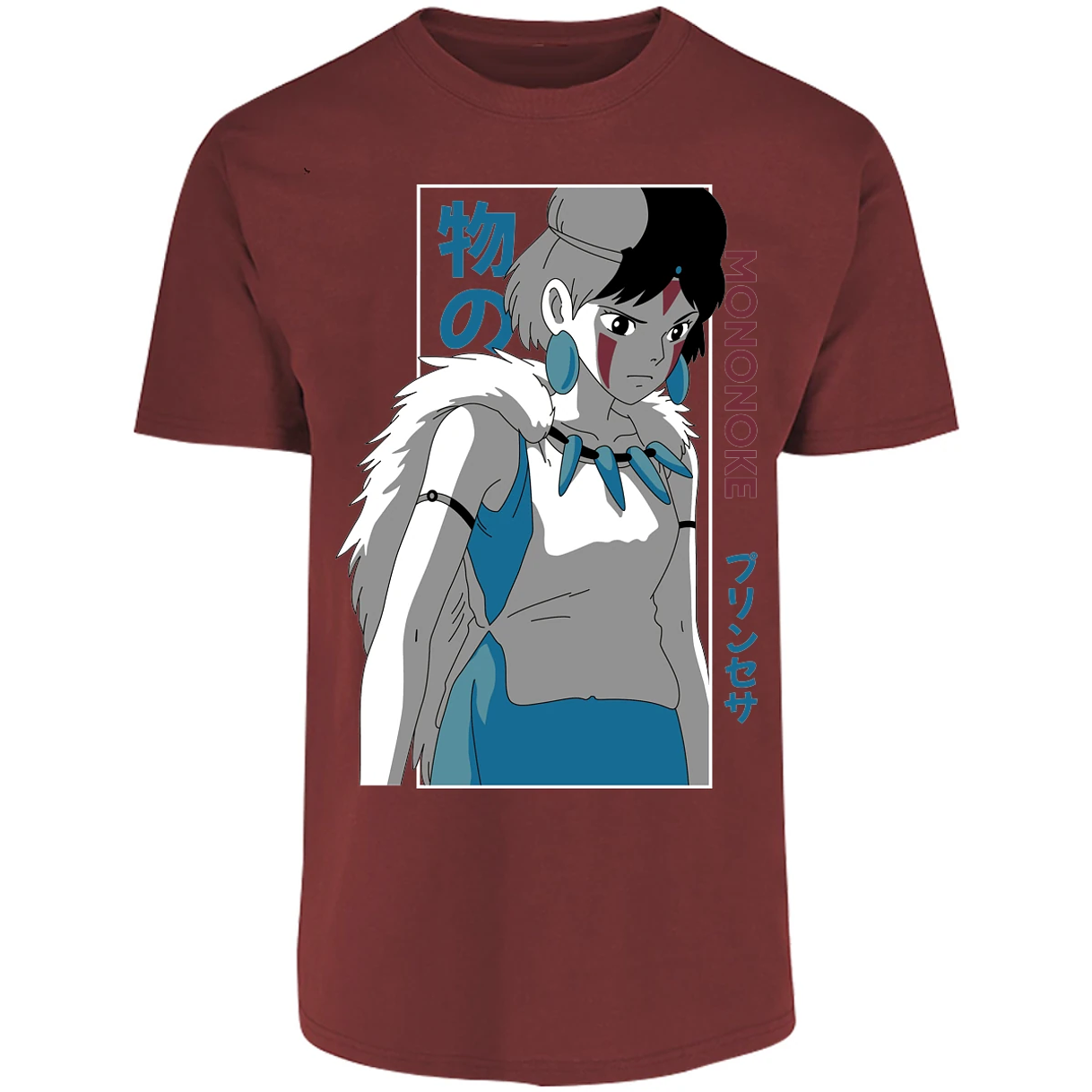 Playera Ghibli Mononoke Anime para Adulto 24