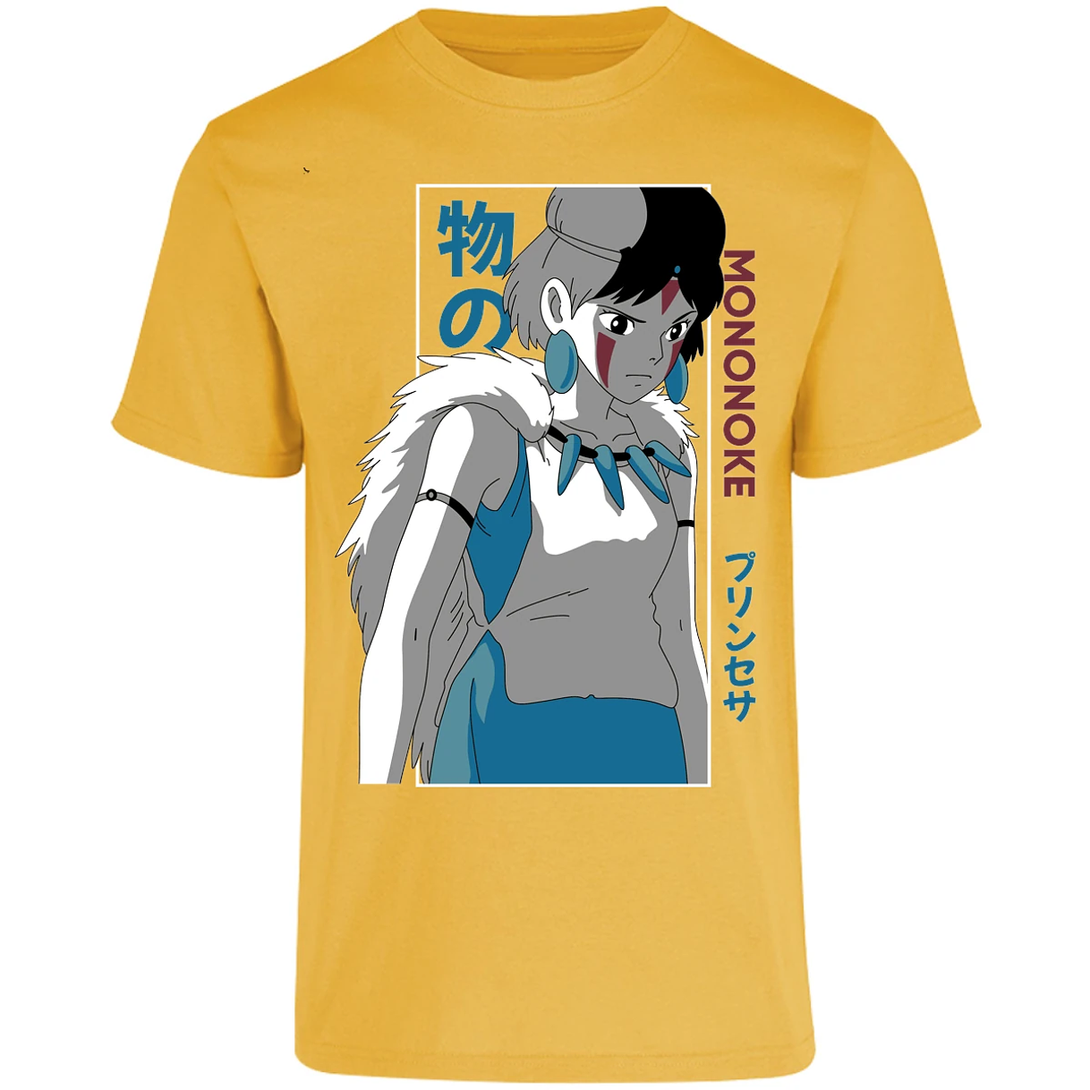 Playera Ghibli Mononoke Anime para Adulto 27
