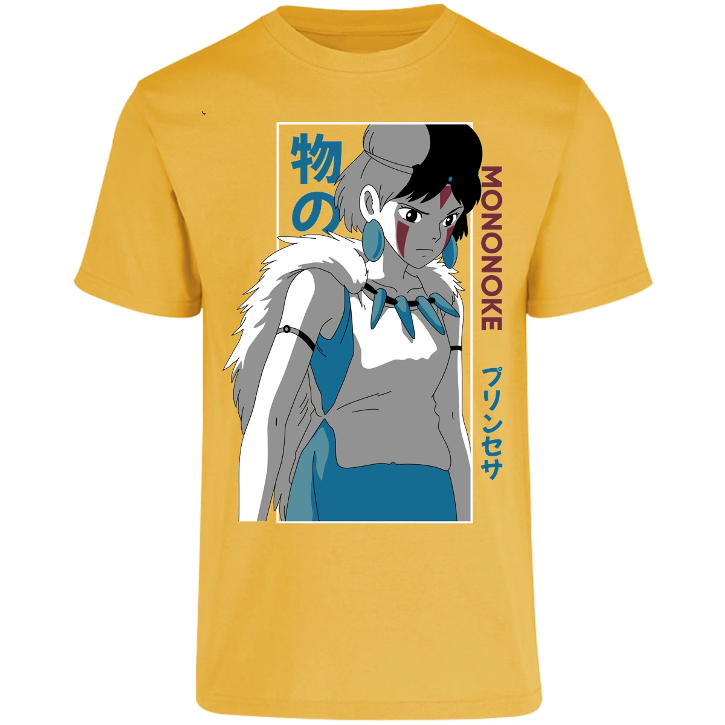Playera Ghibli Mononoke Anime para Adulto 27
