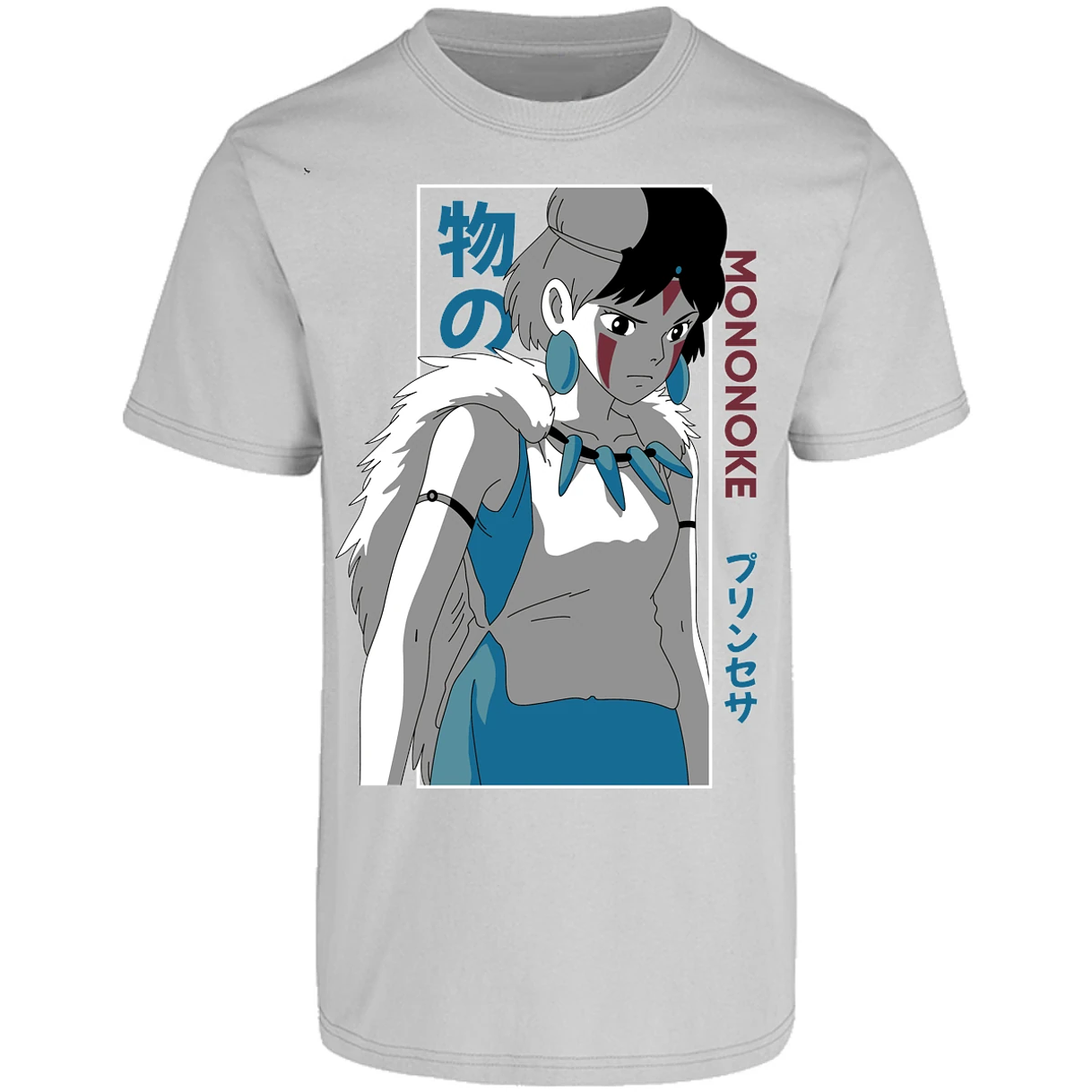 Playera Ghibli Mononoke Anime para Adulto 29