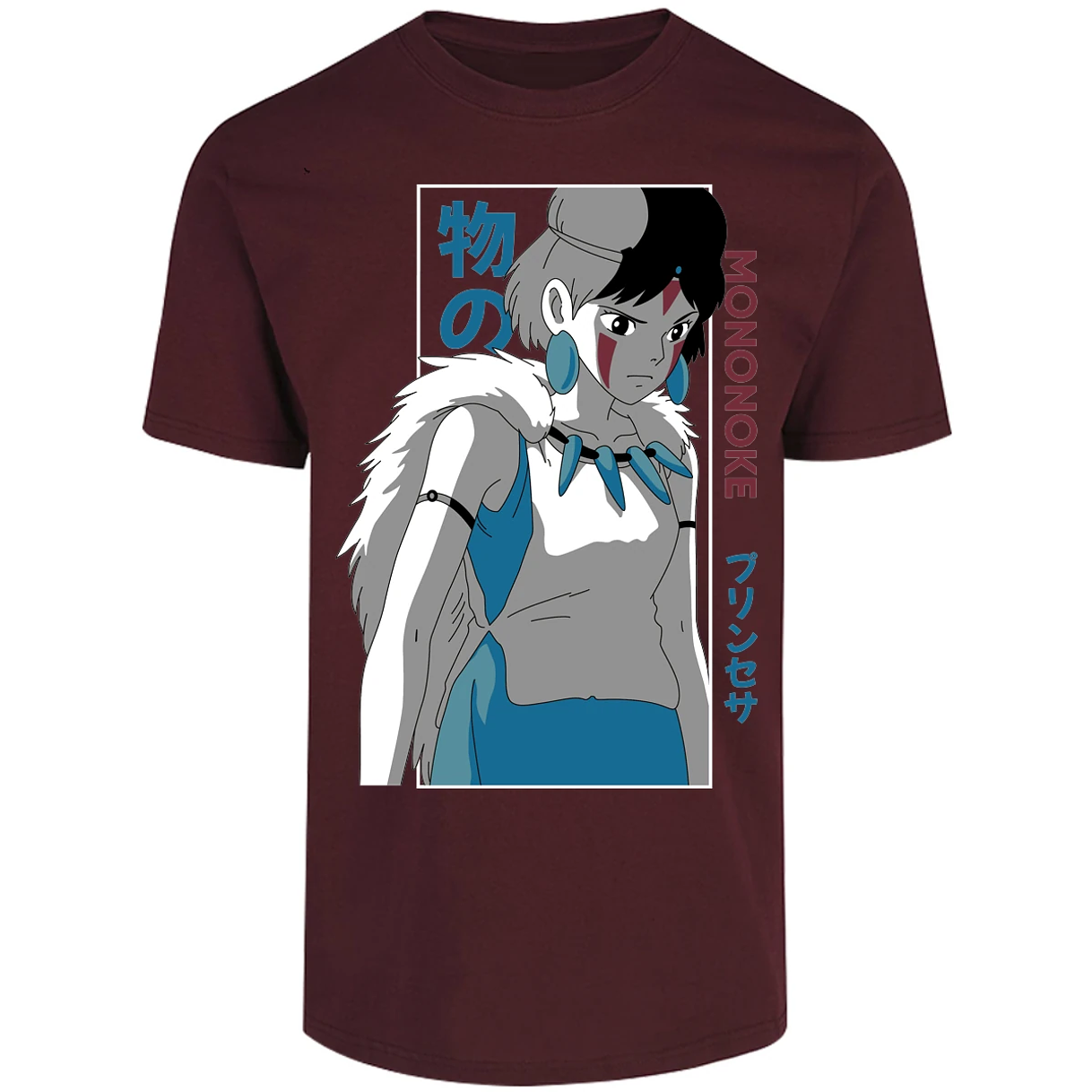 Playera Ghibli Mononoke Anime para Adulto 30