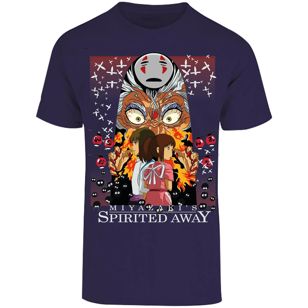 Playera Ghibli Spirited Away Anime para Adulto 2