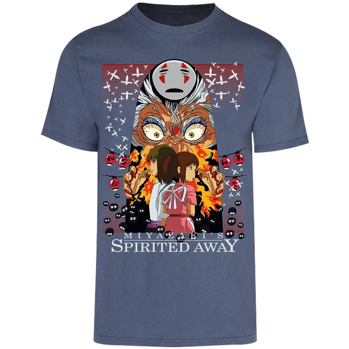 Playera Ghibli Spirited Away Anime para Adulto 12