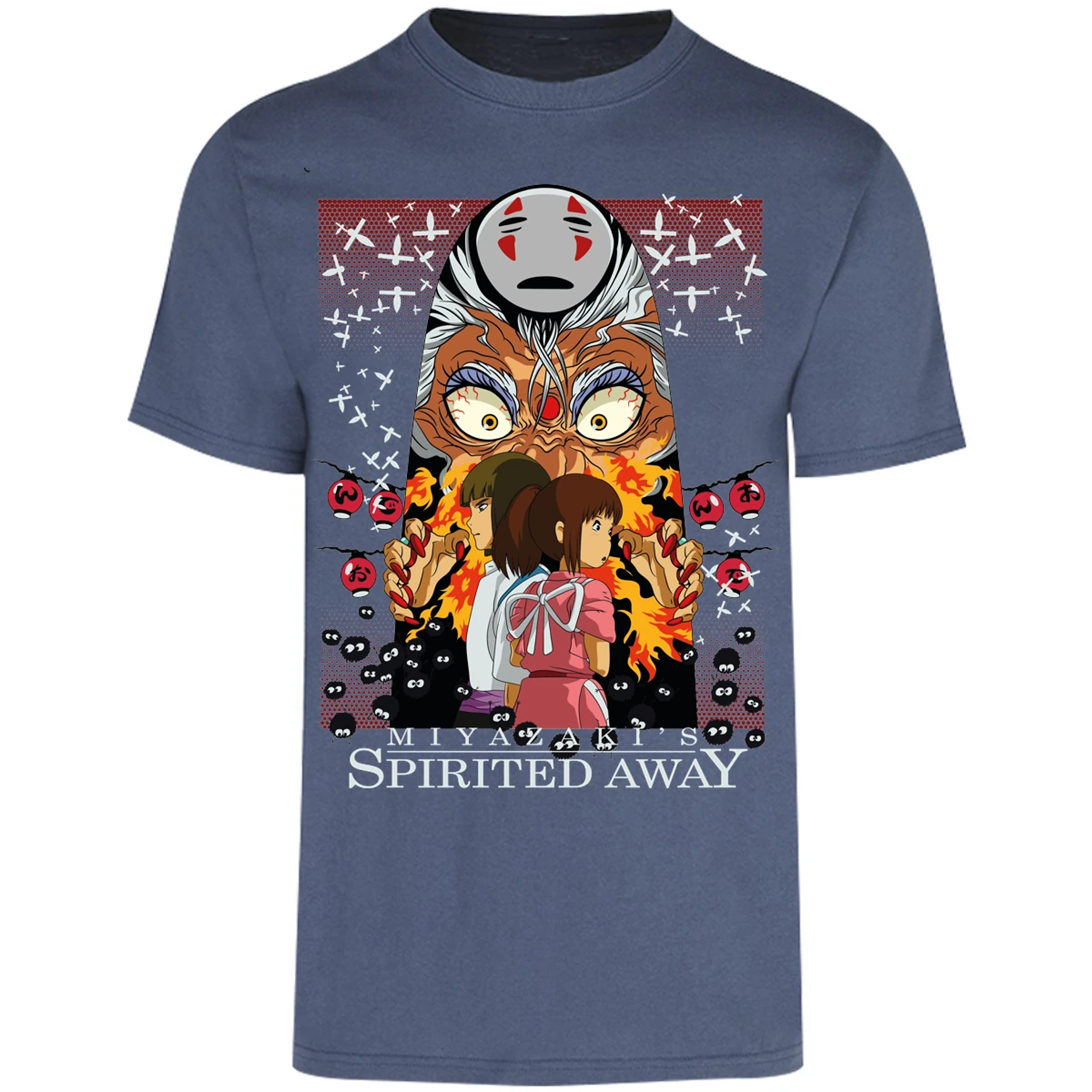 Playera Ghibli Spirited Away Anime para Adulto 12