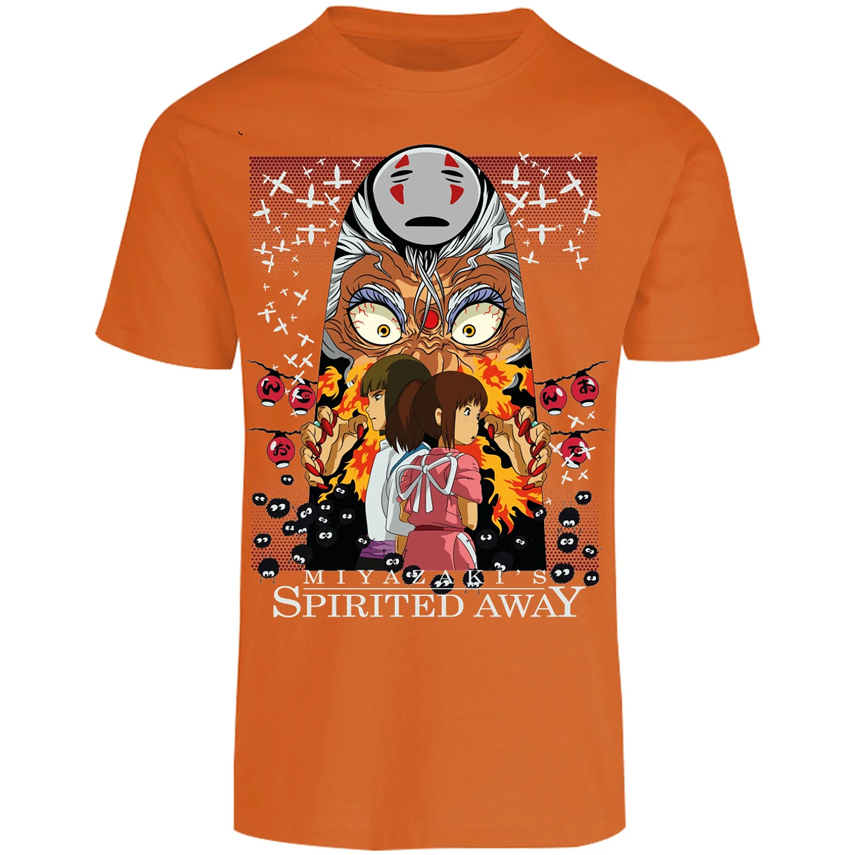 Playera Ghibli Spirited Away Anime para Adulto 15