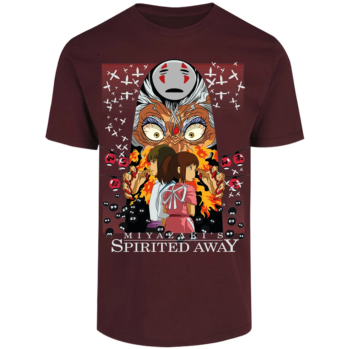Playera Ghibli Spirited Away Anime para Adulto 16