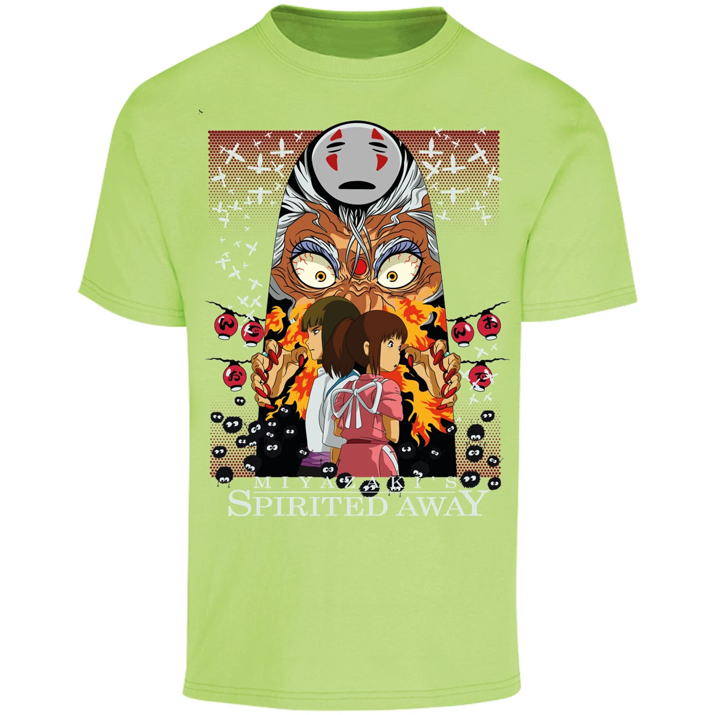 Playera Ghibli Spirited Away Anime para Adulto 17